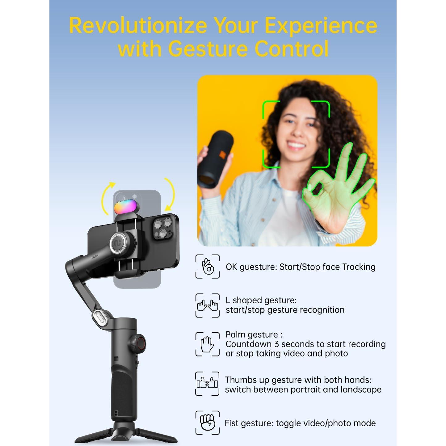 Estabilizador de Cardán 3 Ejes Smart XE con Trípode 1.7m