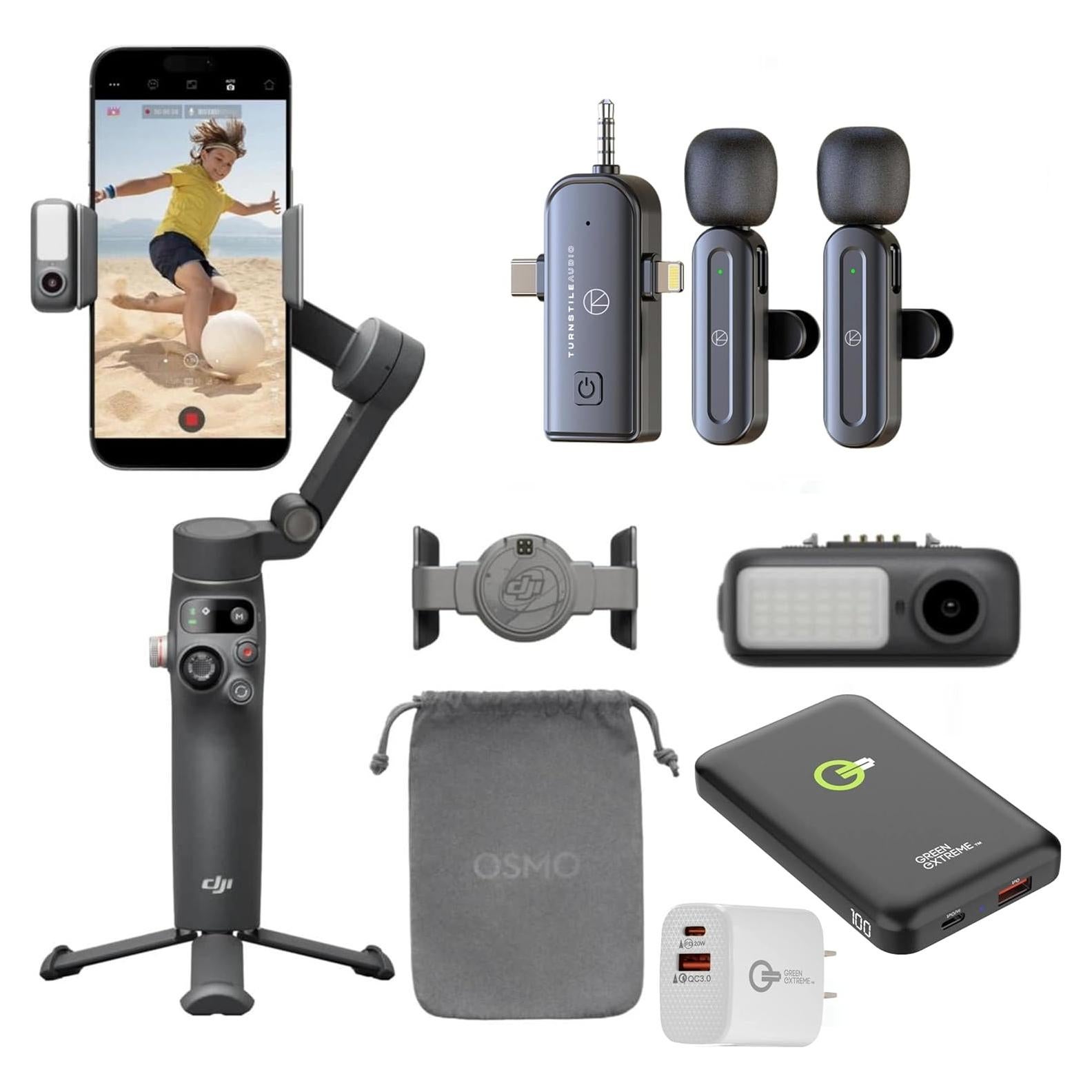 Estabilizador Gimbal DJI Osmo Mobile 7P para Smartphone 10h