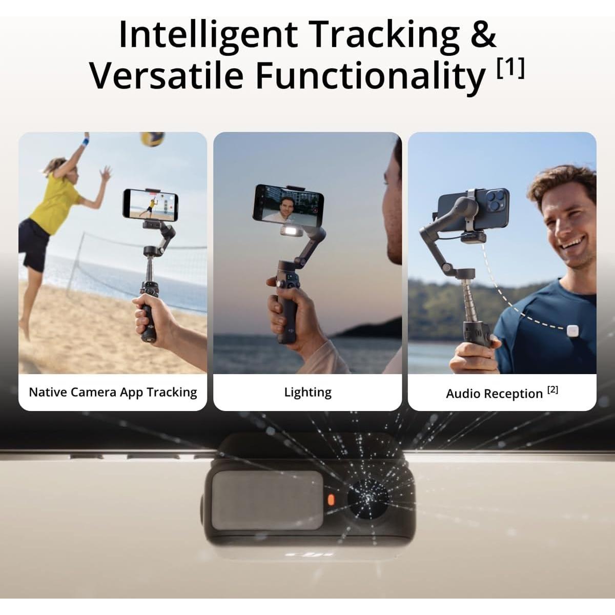 Estabilizador Gimbal DJI Osmo Mobile 7P para Smartphone 10h