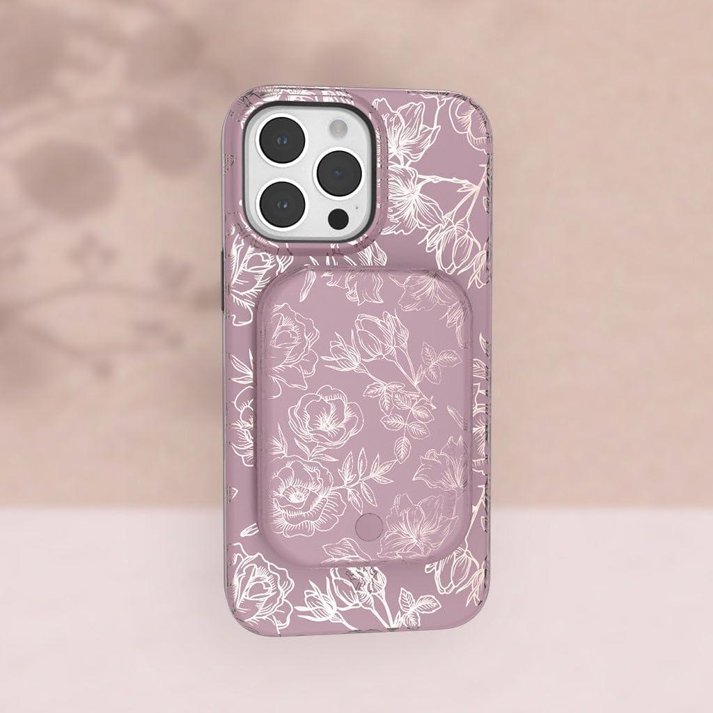 Batería Portátil Velvet Caviar 5000mAh MagSafe Rosa Floral