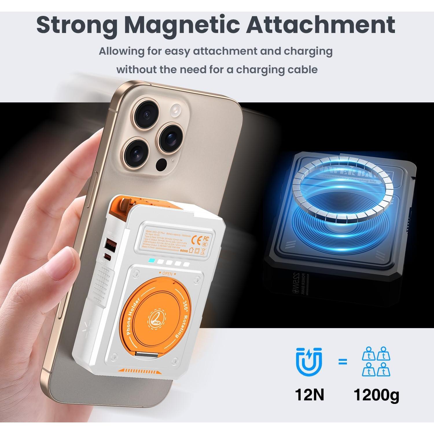 Cargador Portátil Magnético 10000mAh Dongguan Q7 para iPhone