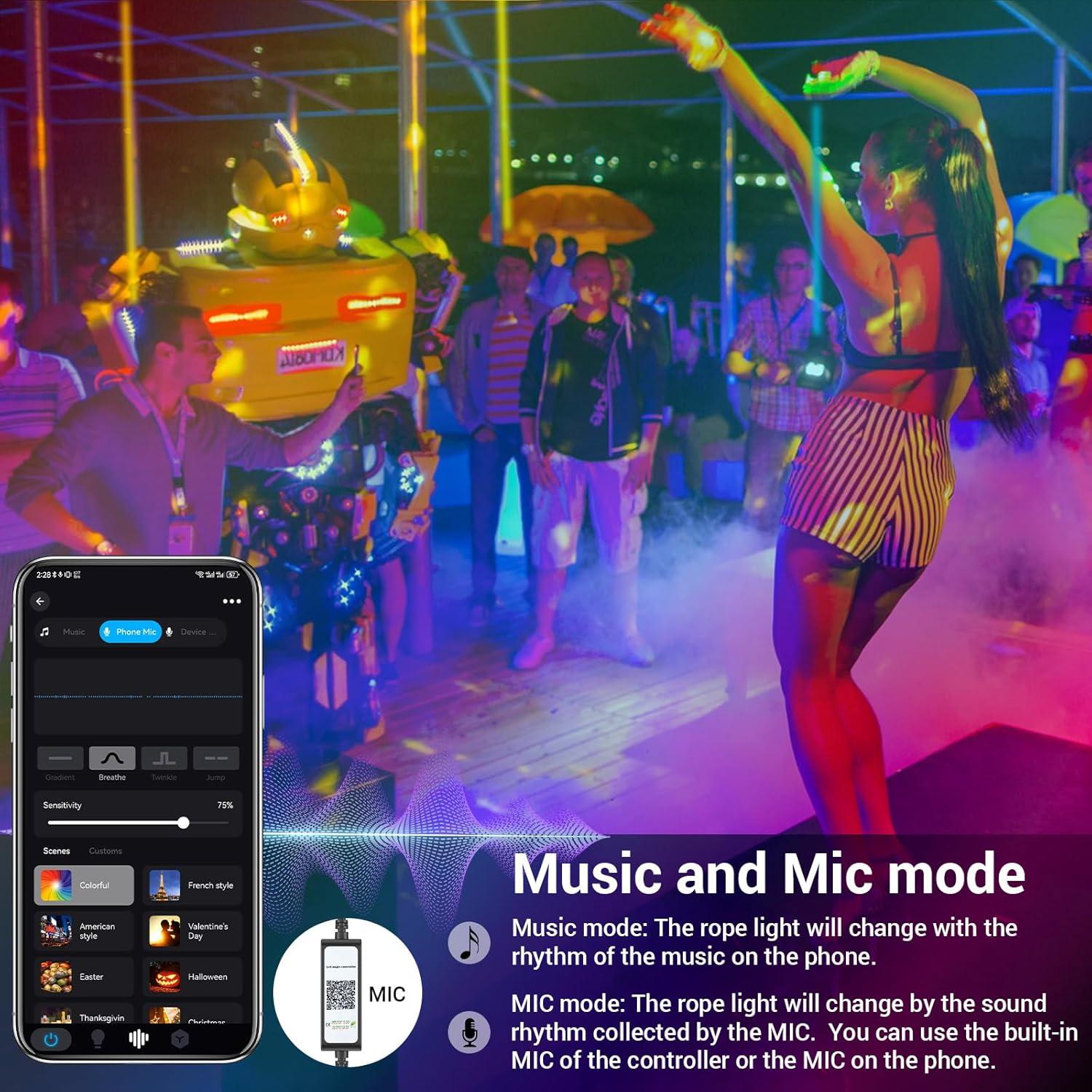 Tira LED Exterior Novostella 15m RGB Control App IP65