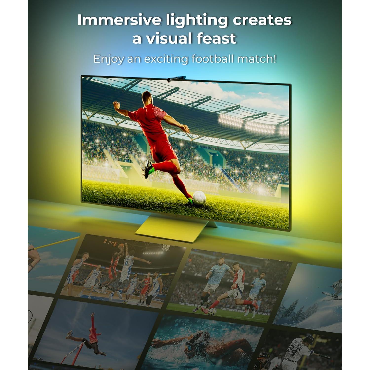 Luces LED RGB para TV 55-100'' DeckTok 4.72m Control App