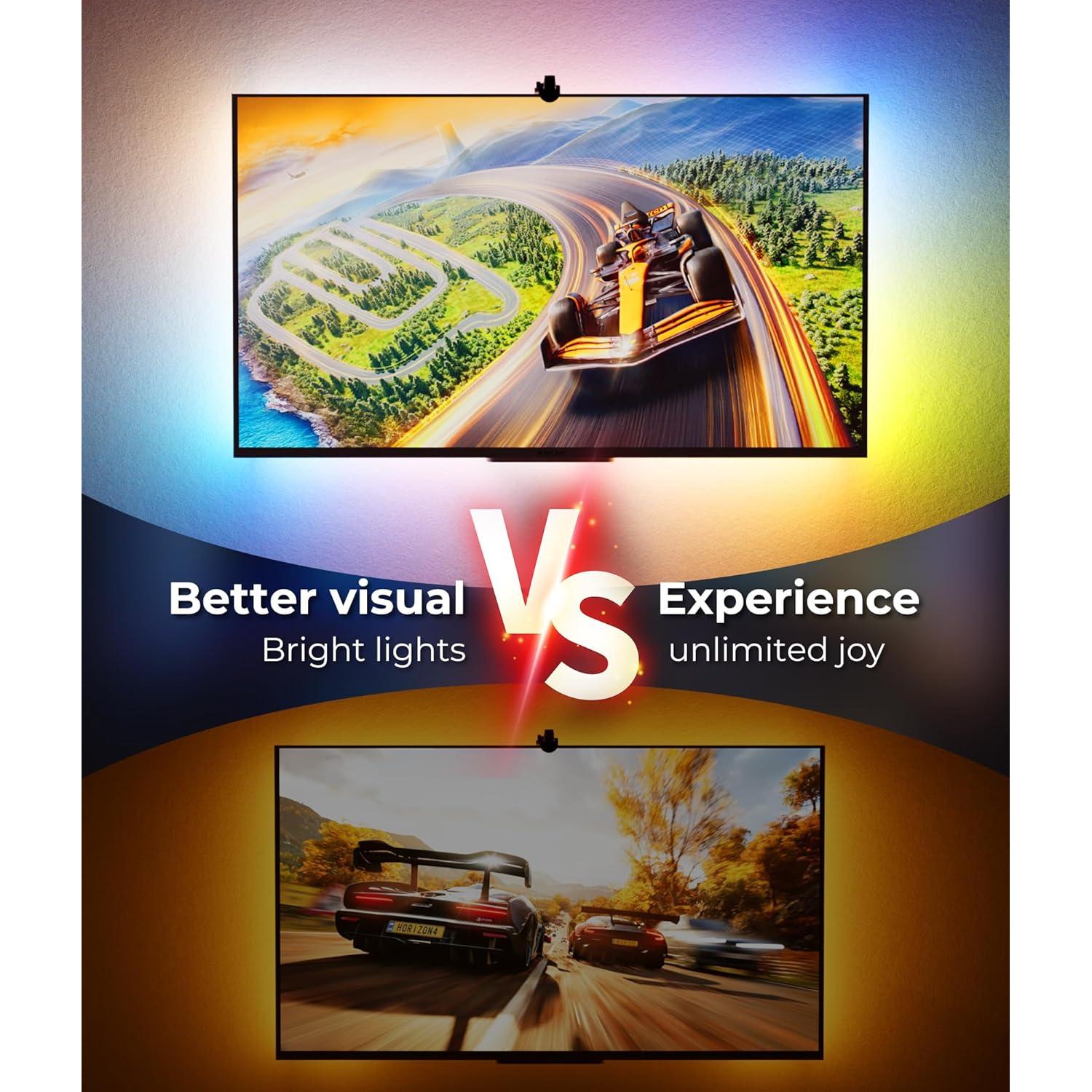 Luces LED RGB para TV 55-100'' DeckTok 4.72m Control App