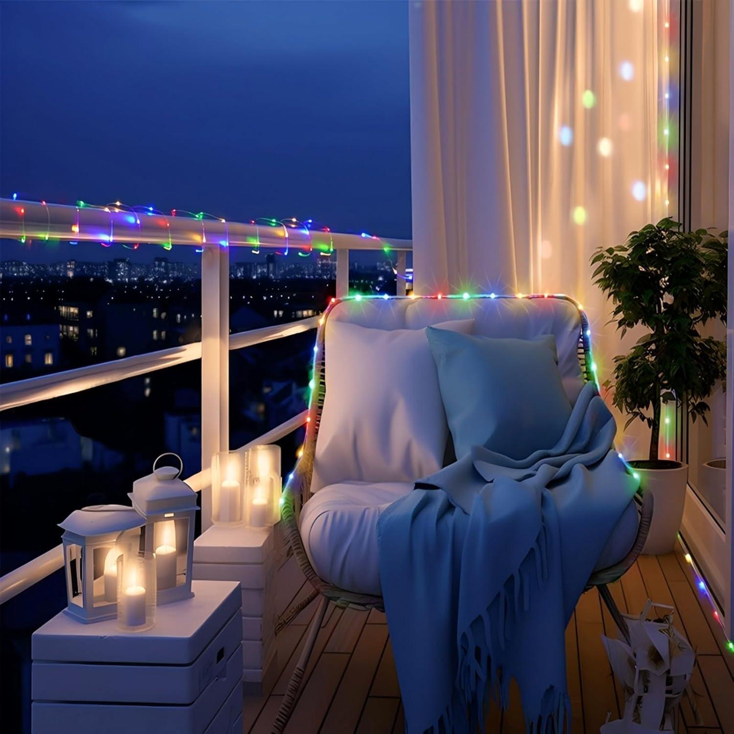 Luces LED de tira inteligente Funio 7.32m con control remoto