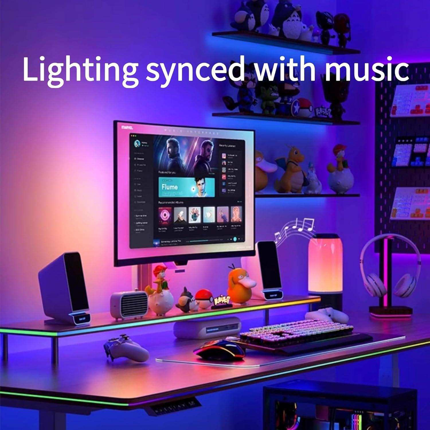 Tira LED RGBIC Skydimo 27 Pulgadas Luz de Fondo PC