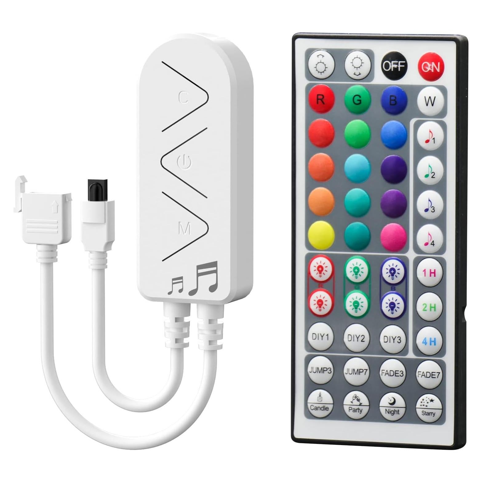 Controlador Inalámbrico LED RGB PAUTIX 12V/24V con APP y Música