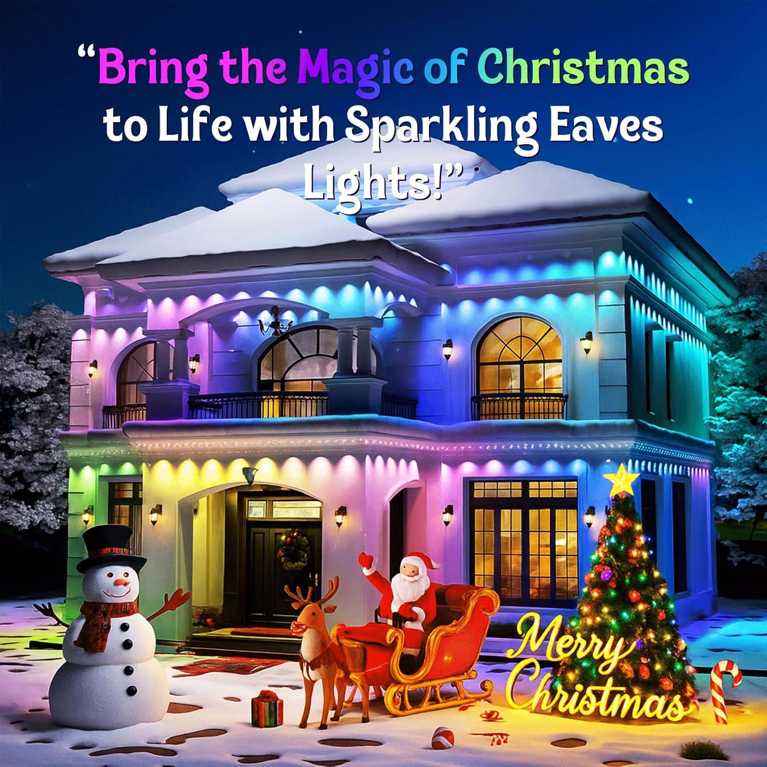 Luces Exteriores Permanentes Fitop 30.48m RGB LED IP67 Control APP