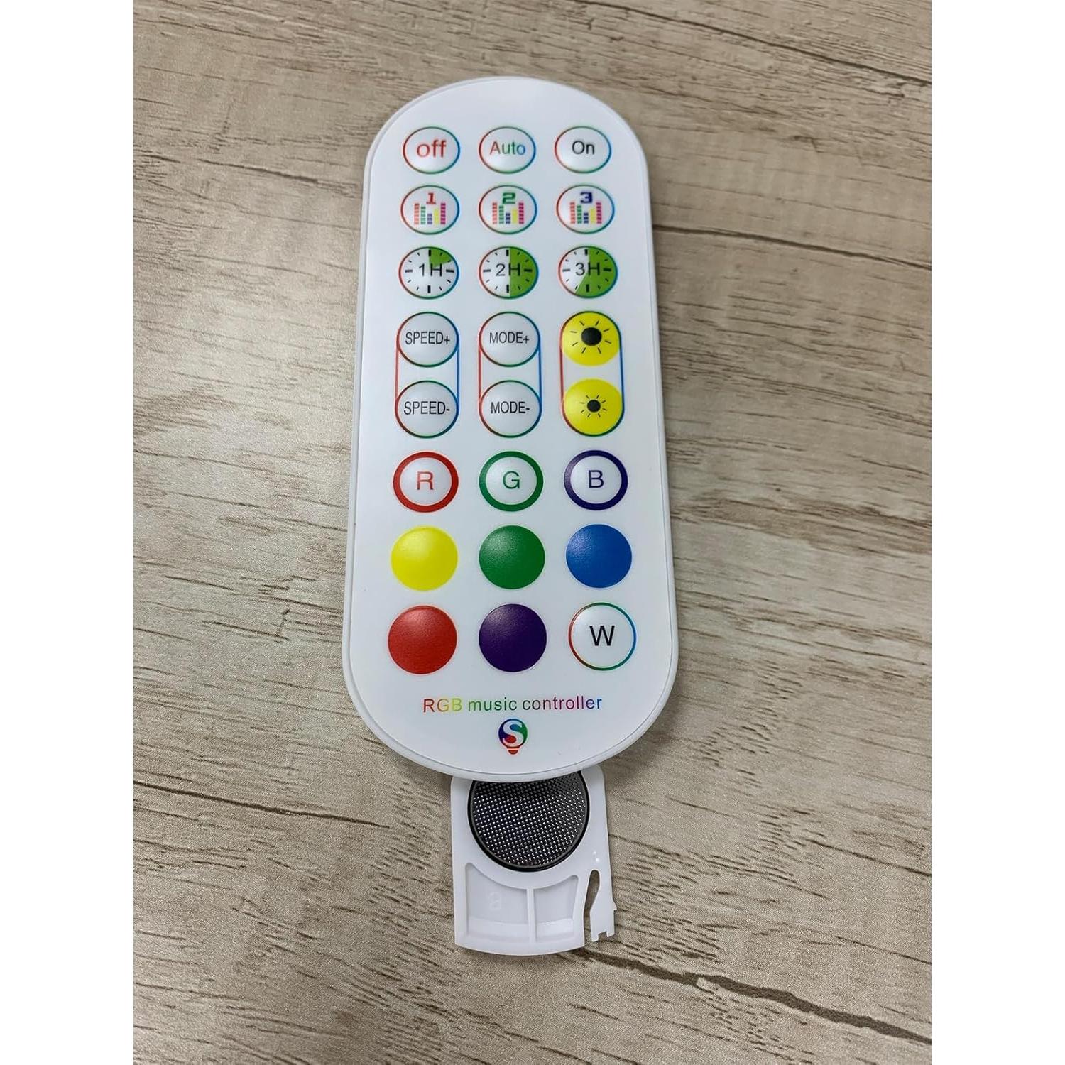 Controlador LED RGBZONE WiFi 2.4GHz 2 Puertos IR 24 Teclas