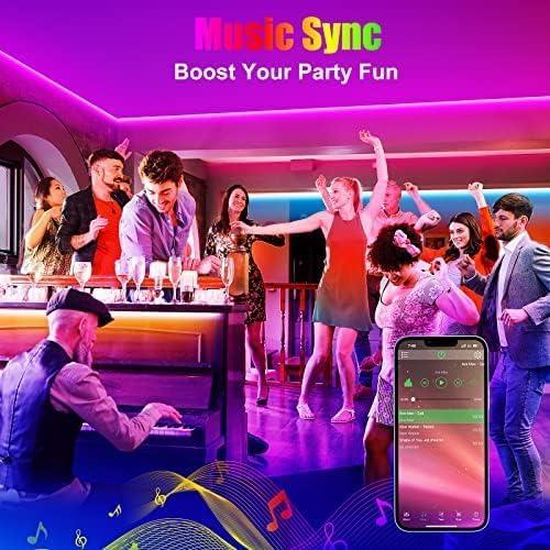 Tira LED RGB 20m Dongguan Sian Control APP Sincronización Música
