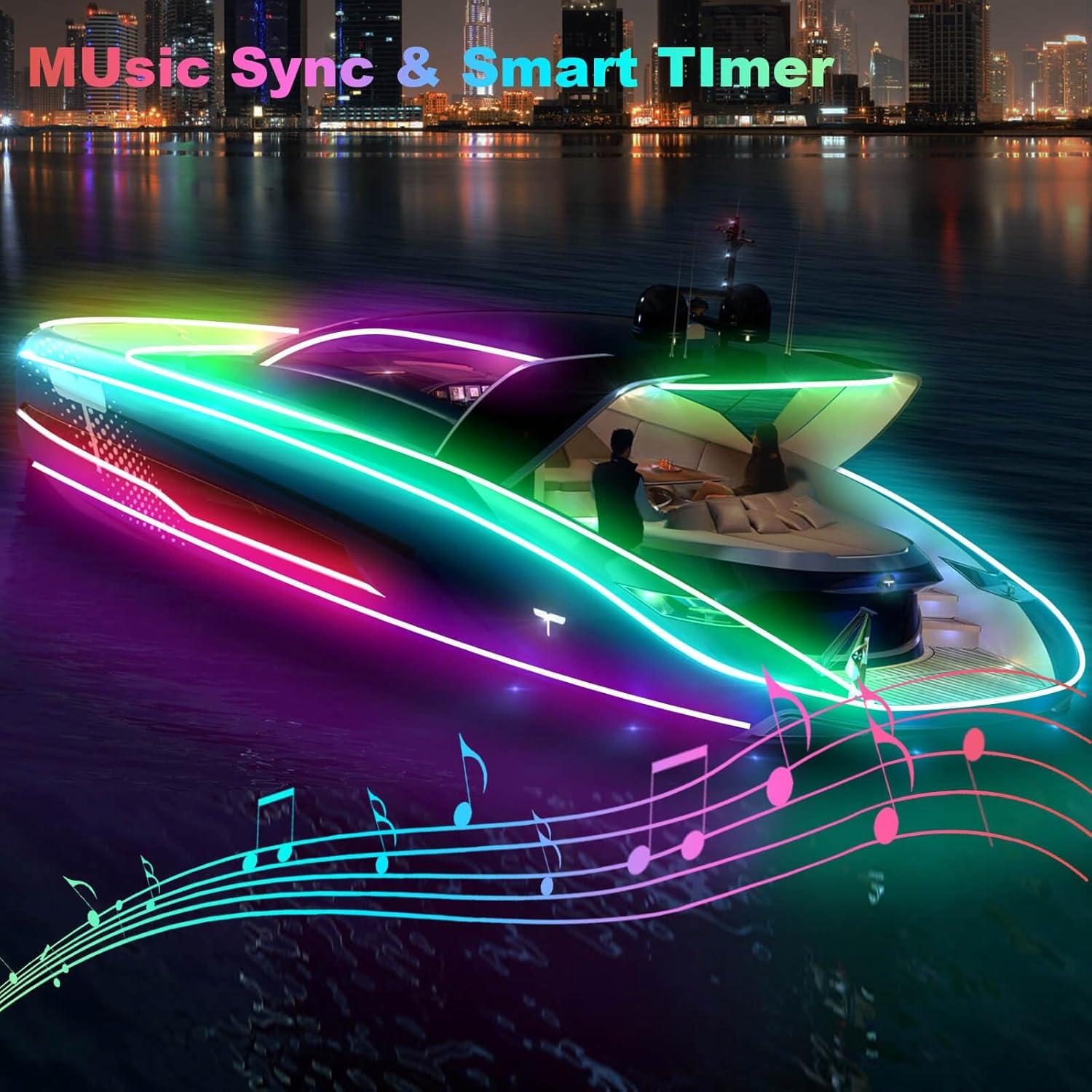 Tira de Luces LED SIFWEX 10.67m IP68 Impermeable Control Remoto