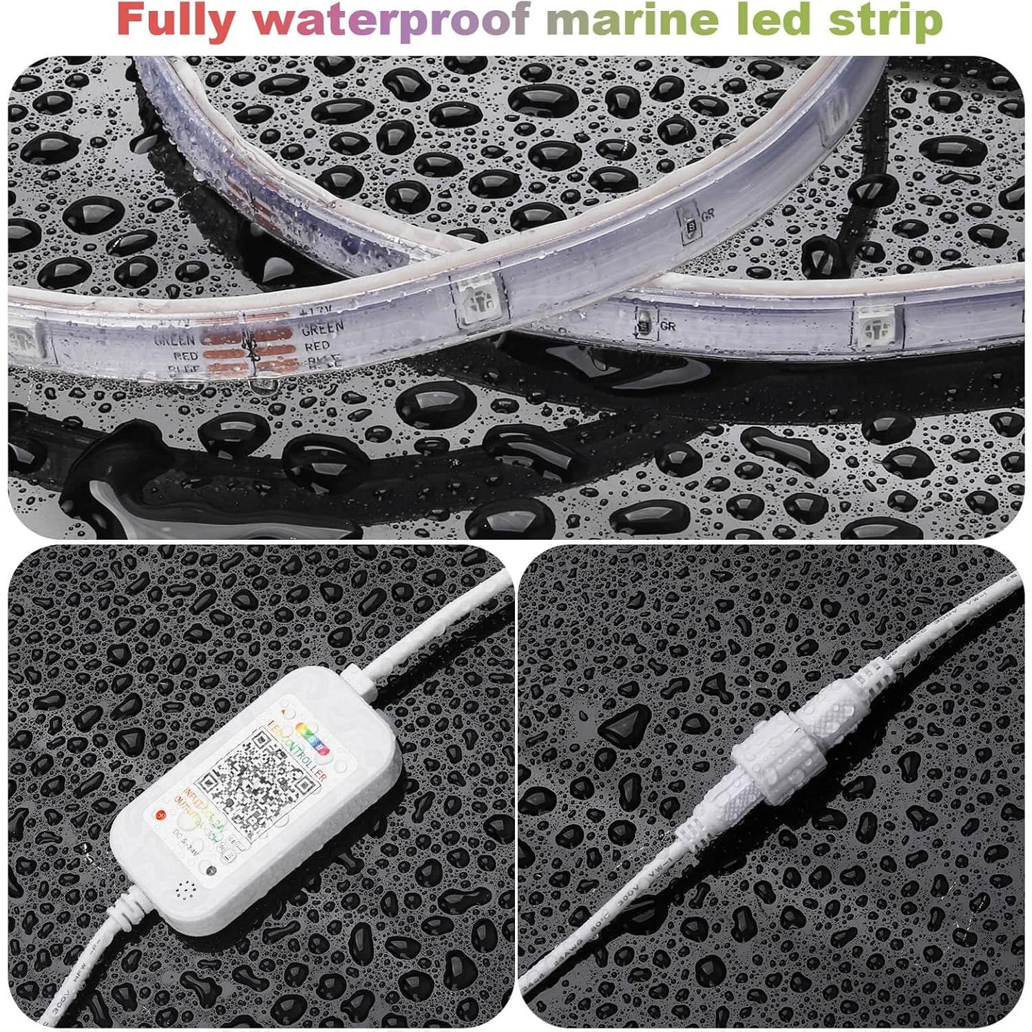 Tira de Luces LED SIFWEX 10.67m IP68 Impermeable Control Remoto