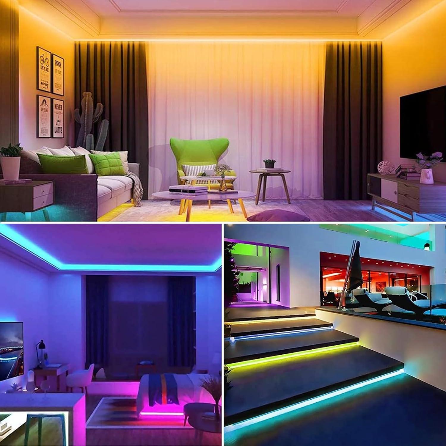 Tira LED COB RGB INDARUN 24V 10M 5760 LEDs Control Remoto