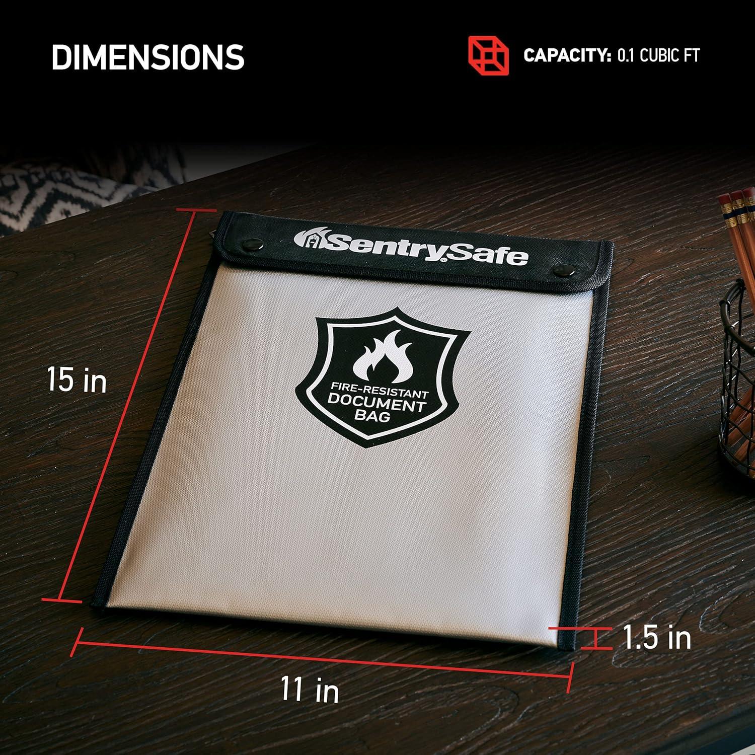 Bolsa SentrySafe Resistente al Fuego y Agua 22.86x33.02cm