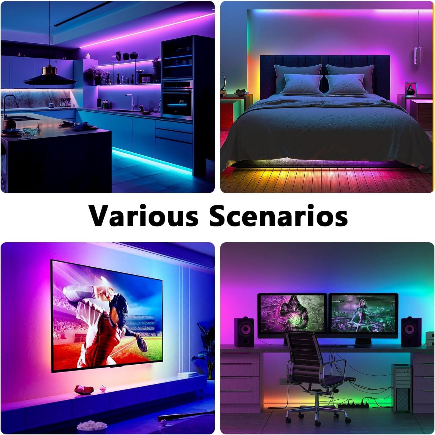 Tira LED 10m dalattin BGRIC con Control Remoto y App