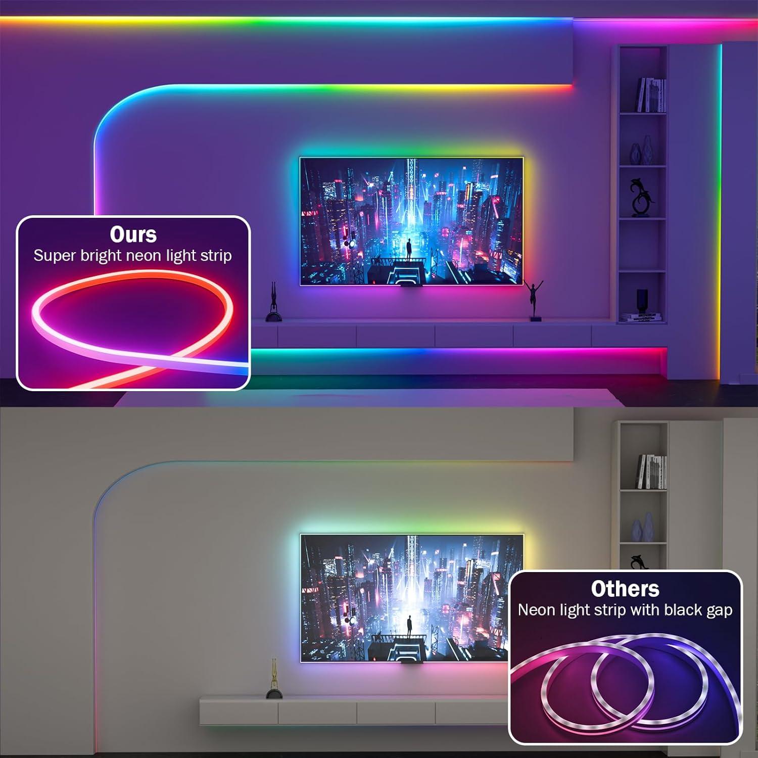 Tira de Luz LED Neón Inteligente 5m JINTYOUNG RGB 16 Colores