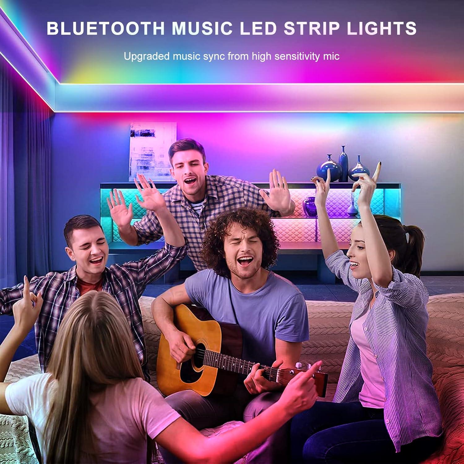 Tira LED 10M XBLED 5050RGB con Control Remoto y Sincronización Musical