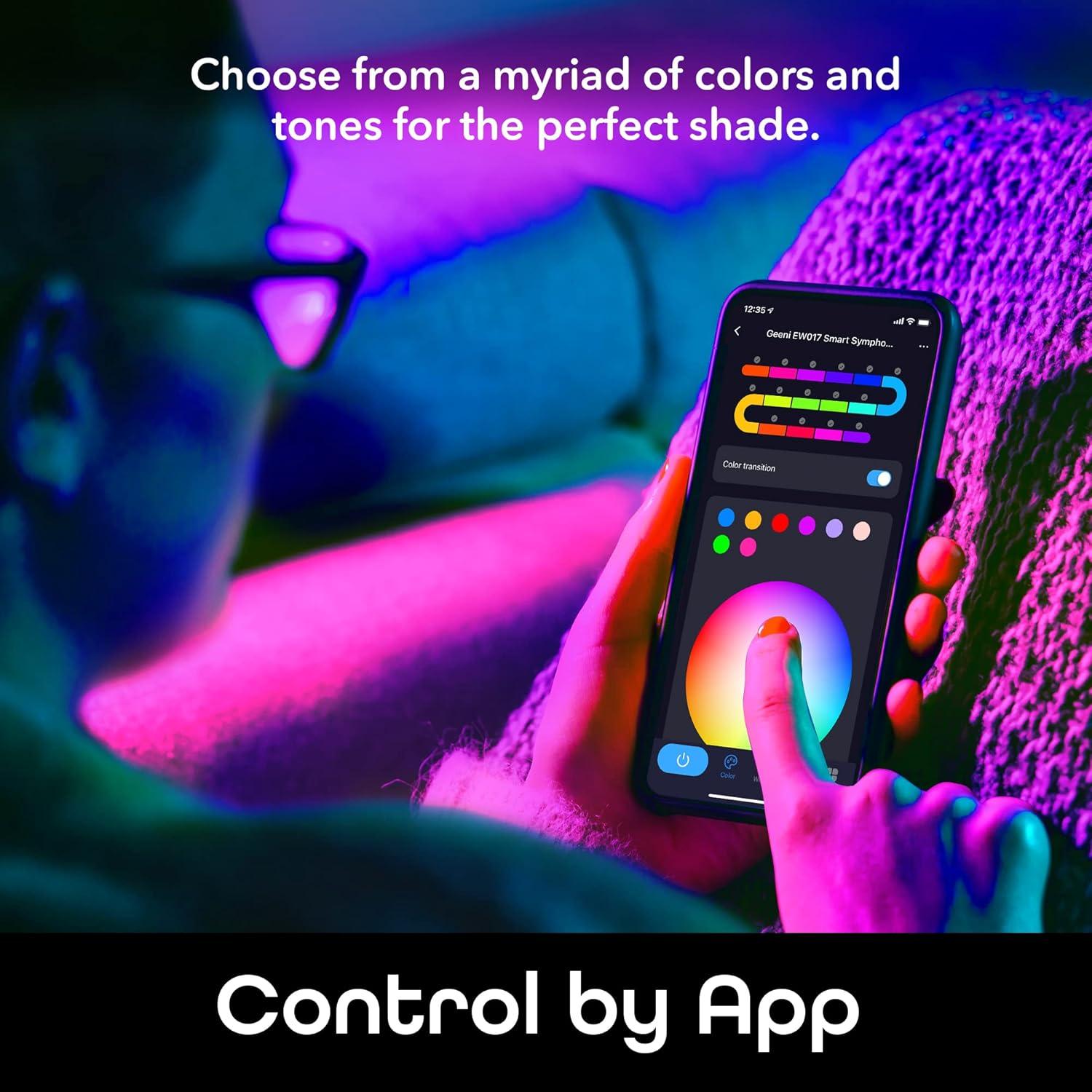 Tira de Luces LED Inteligentes Geeni 5m RGBIC Control App