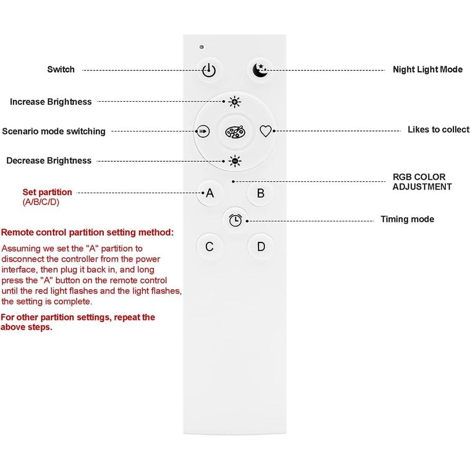Paquete de 6 luces LED inteligentes YSRSAI RGB WiFi con control remoto