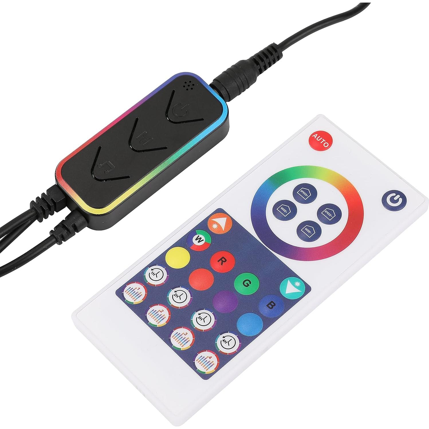 Luces LED inteligentes NexaMall para TV 55-65" con cámara 1080p