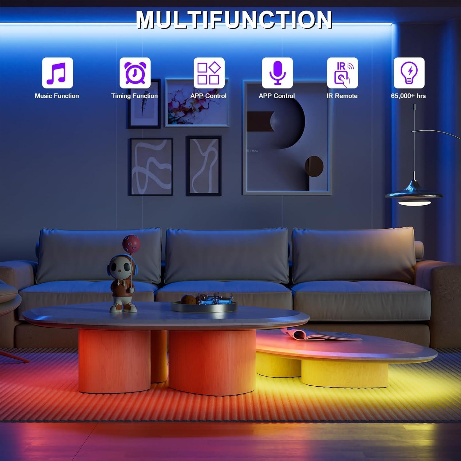 Controlador LED RGB MIWISE con APP y control remoto IR