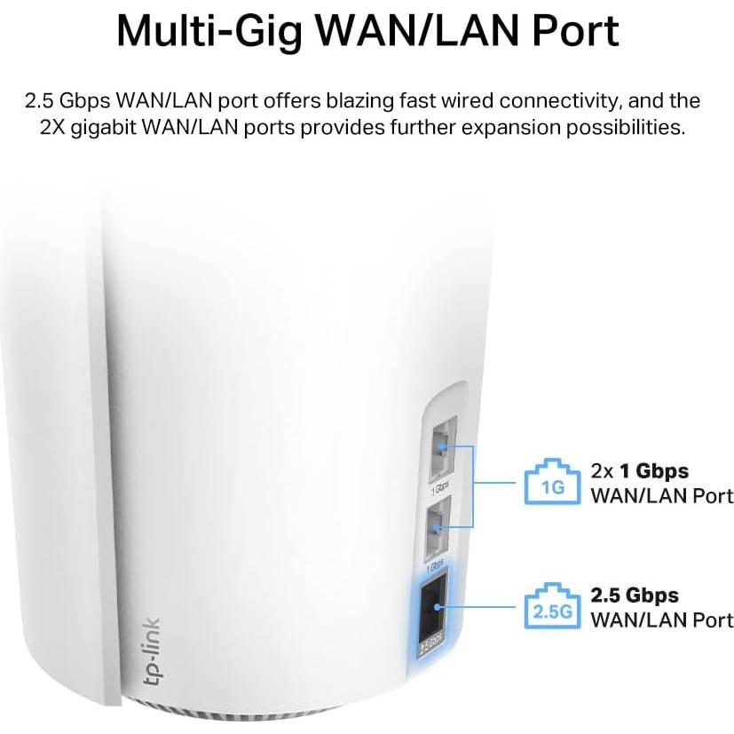 Sistema Mesh WiFi 6 TP-Link Deco X95 - Cobertura 570 m²