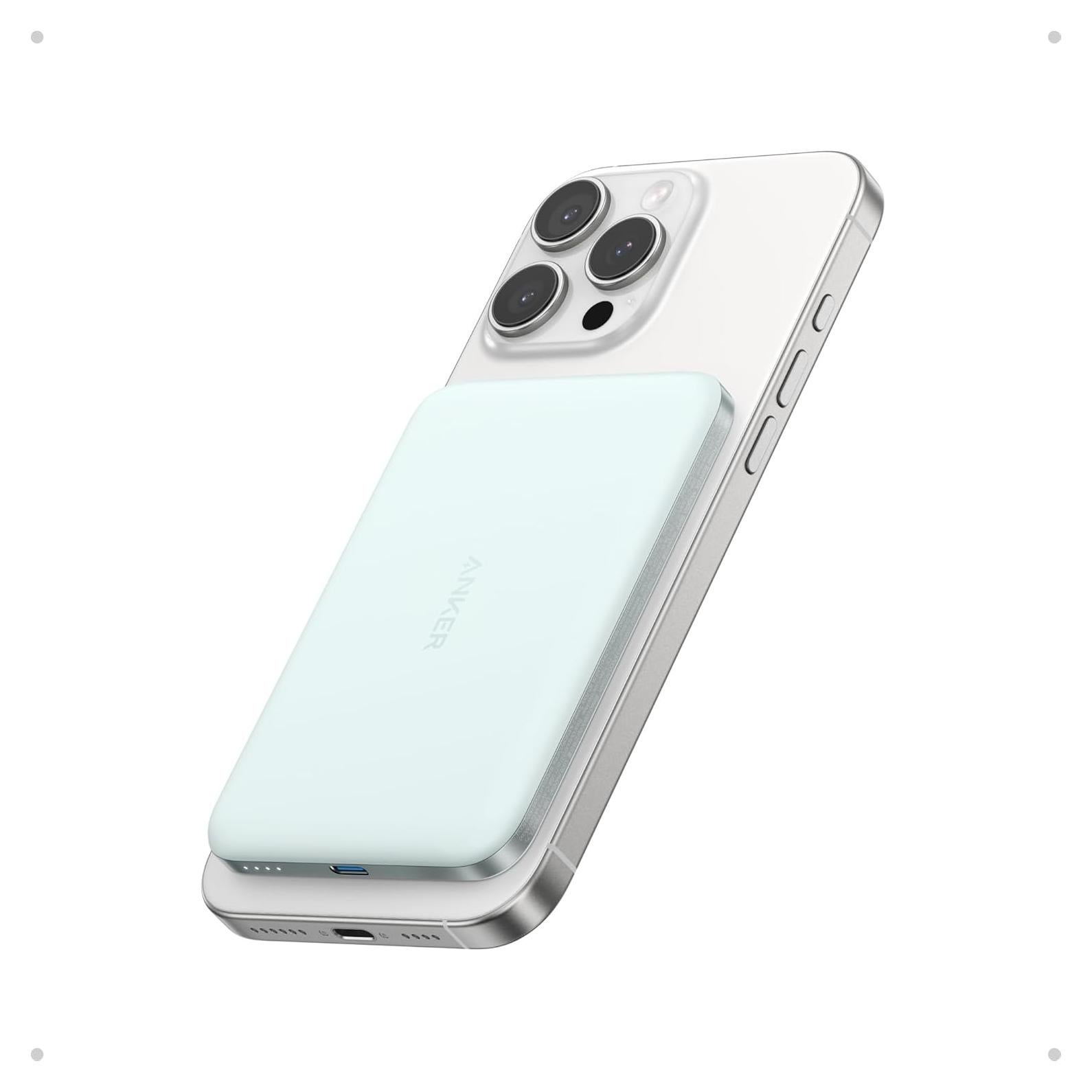 Banco de Poder Anker Nano 5000mAh Magnético Carga Rápida 15W