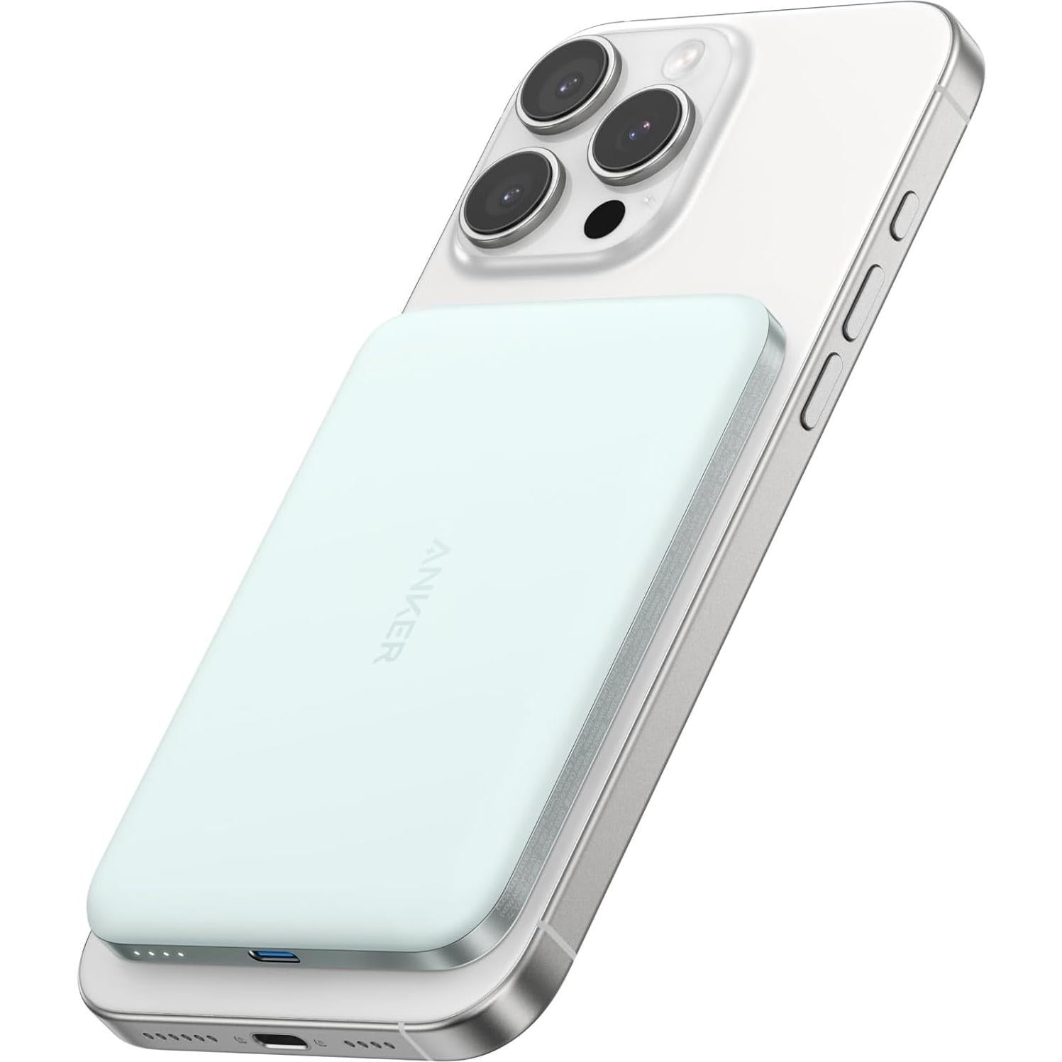 Banco de Poder Anker Nano 5000mAh Magnético Carga Rápida 15W