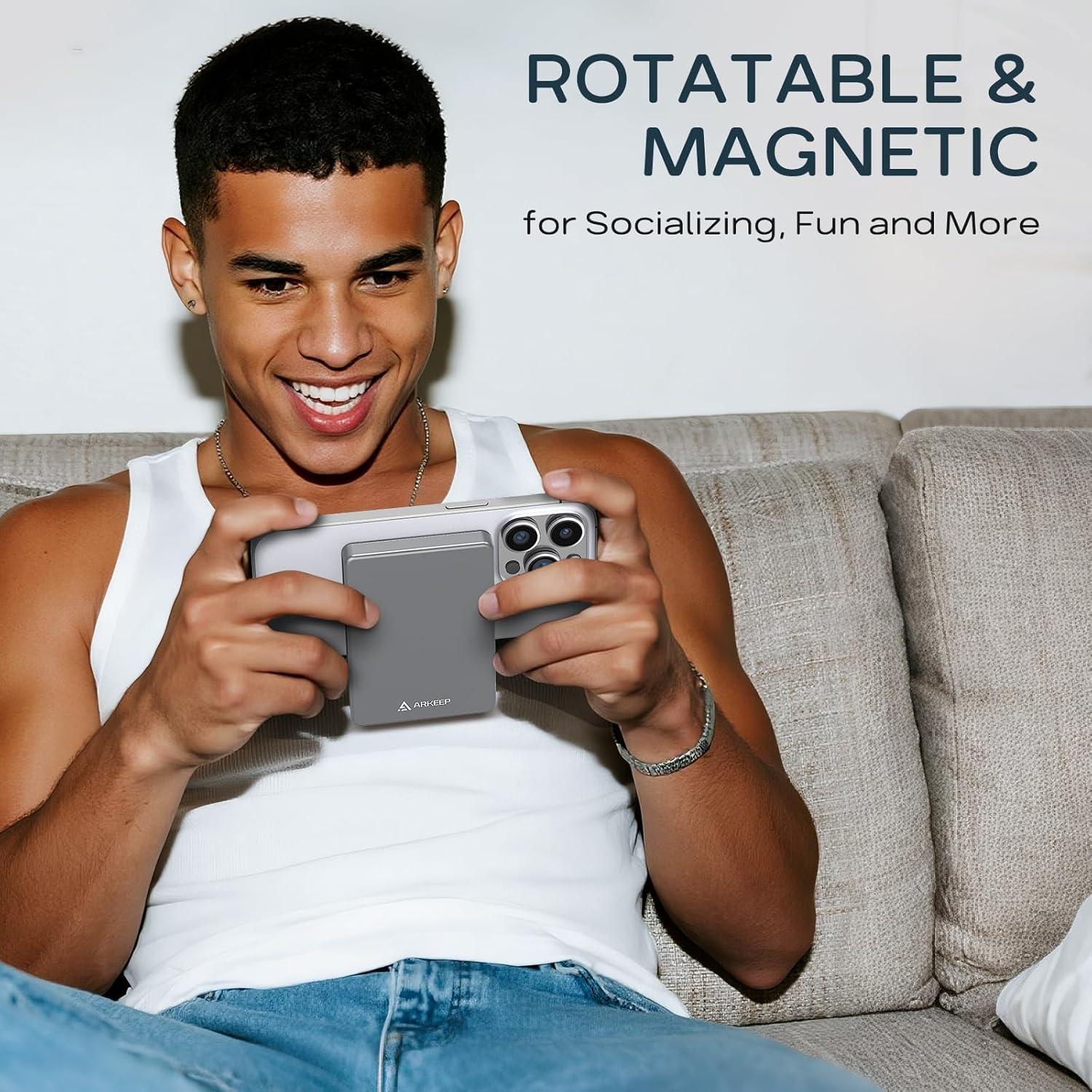 Cargador Portátil Magnético Arkeep MC502 5000mAh Carga Rápida