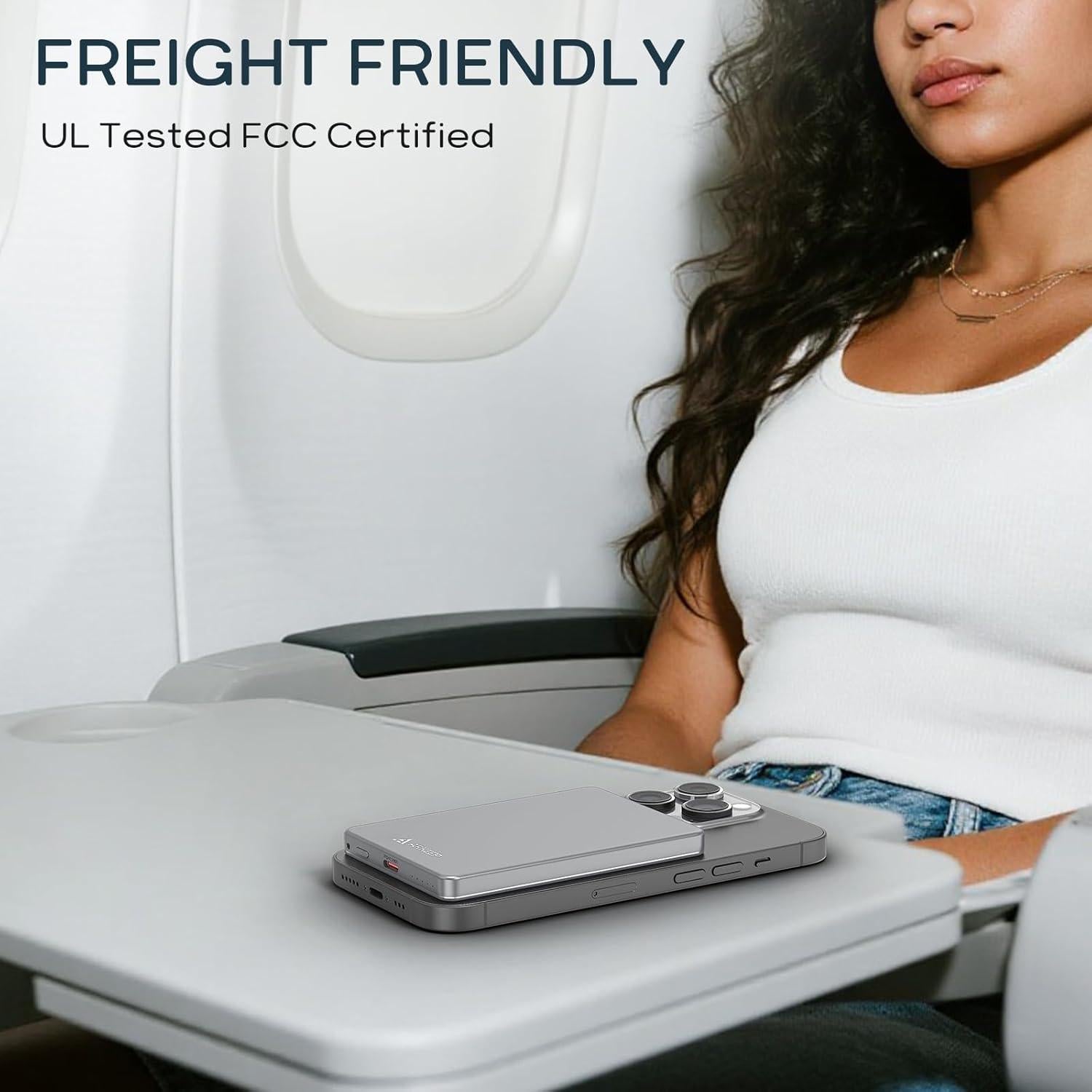 Cargador Portátil Magnético Arkeep MC502 5000mAh Carga Rápida