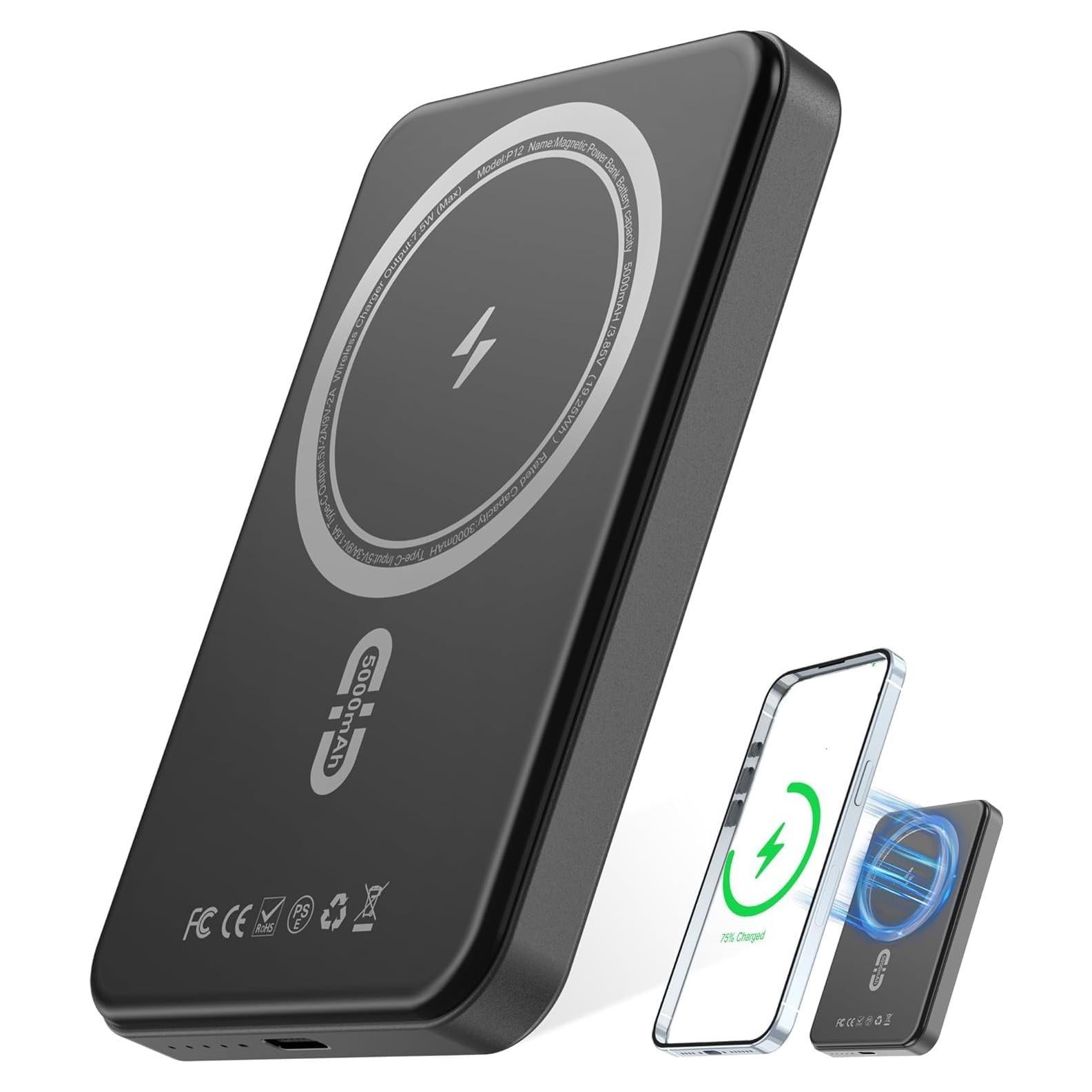 Cargador Portátil Magnético Magsafe 5000mAh para iPhone