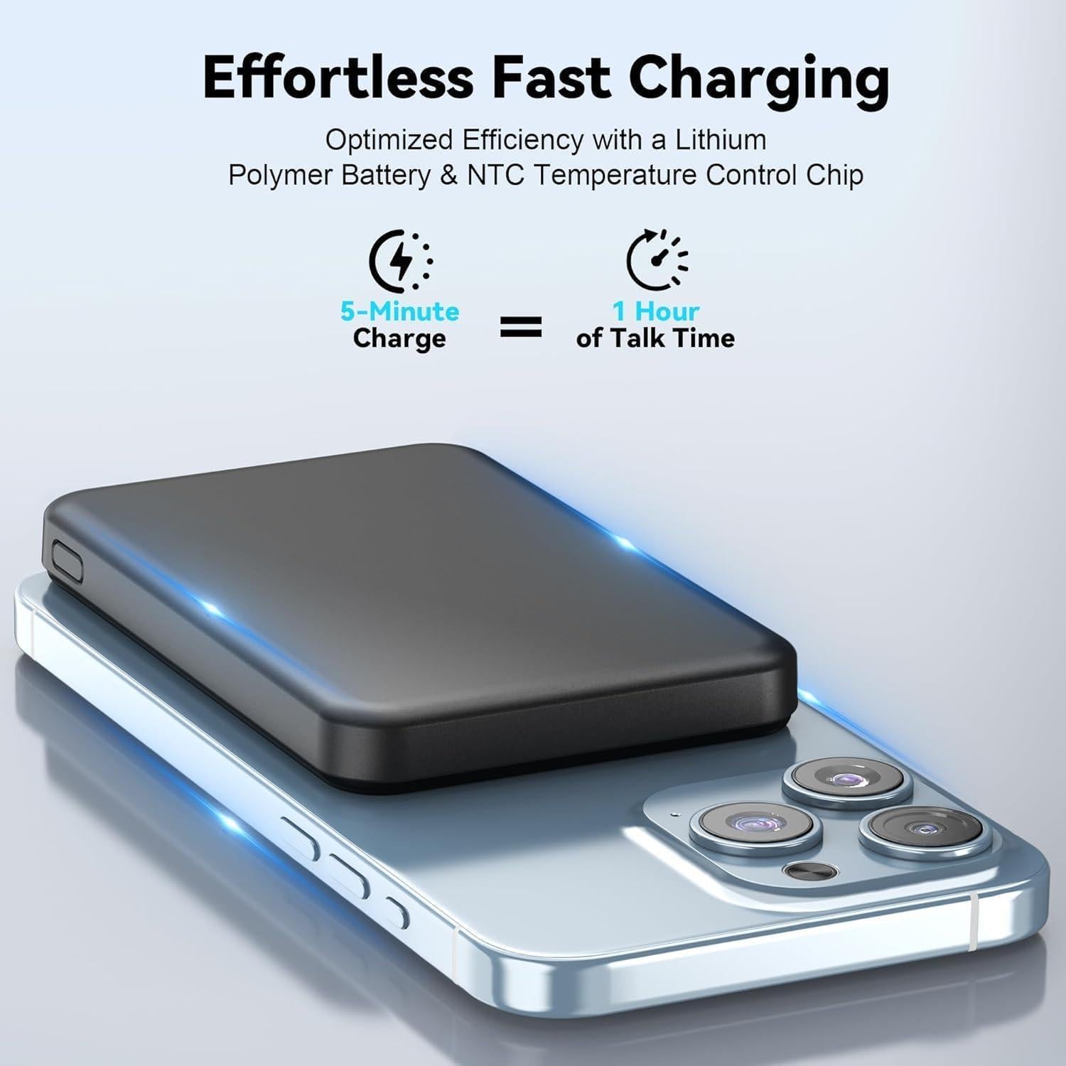 Cargador Portátil Magnético Magsafe 5000mAh para iPhone