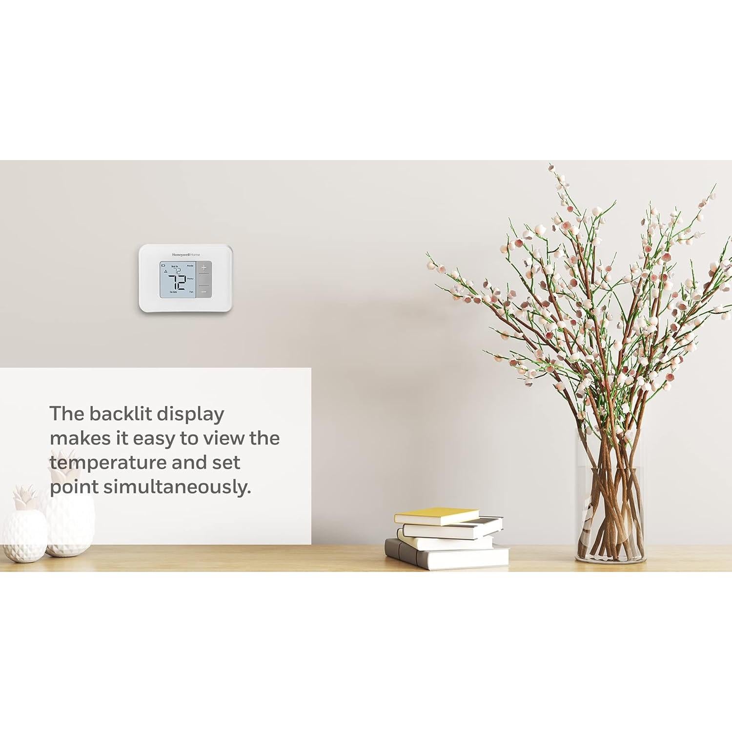 Termostato No Programable Honeywell RTH5160D1003 Blanco