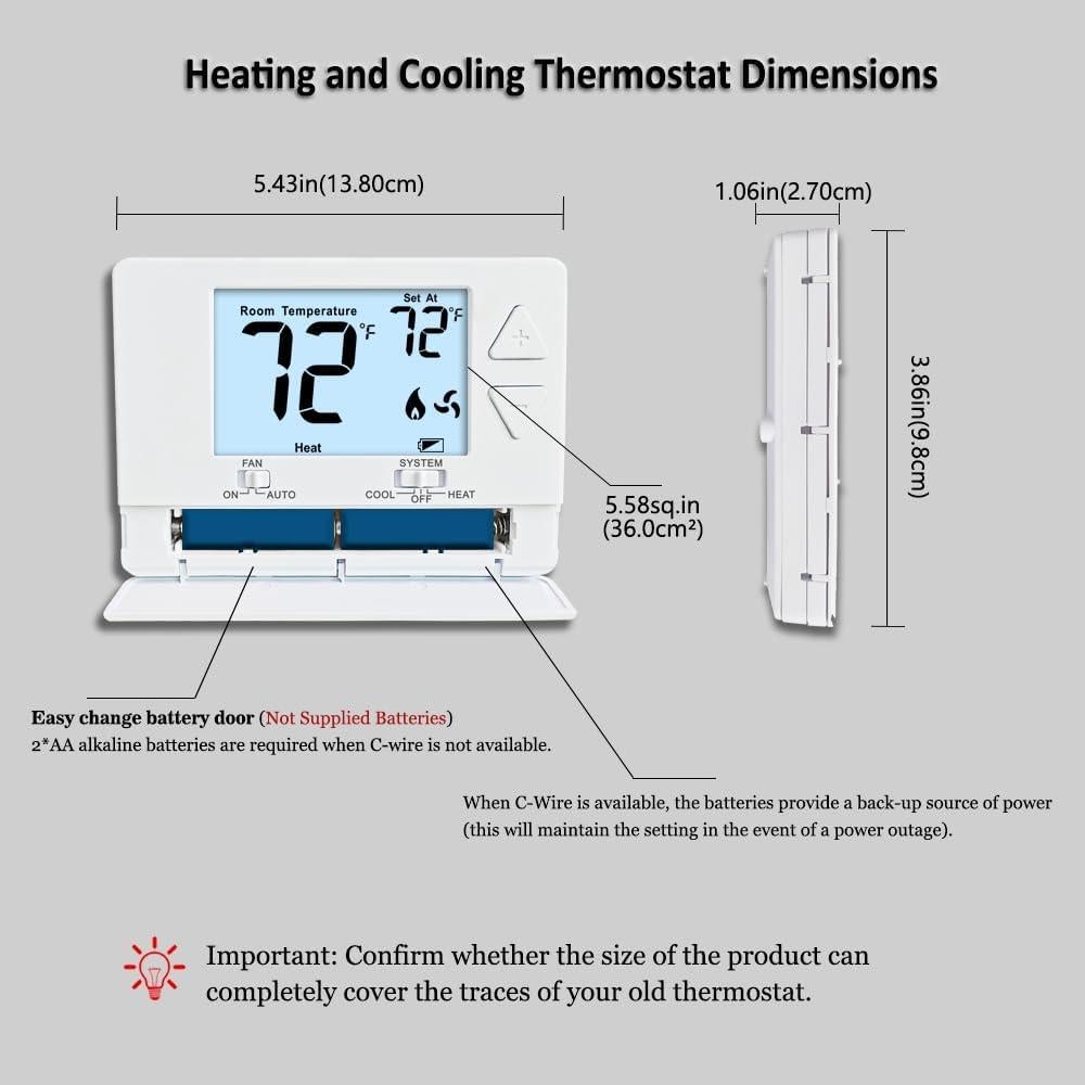 Termostato Digital No Programable Miuputake 3001-Blanco 24V