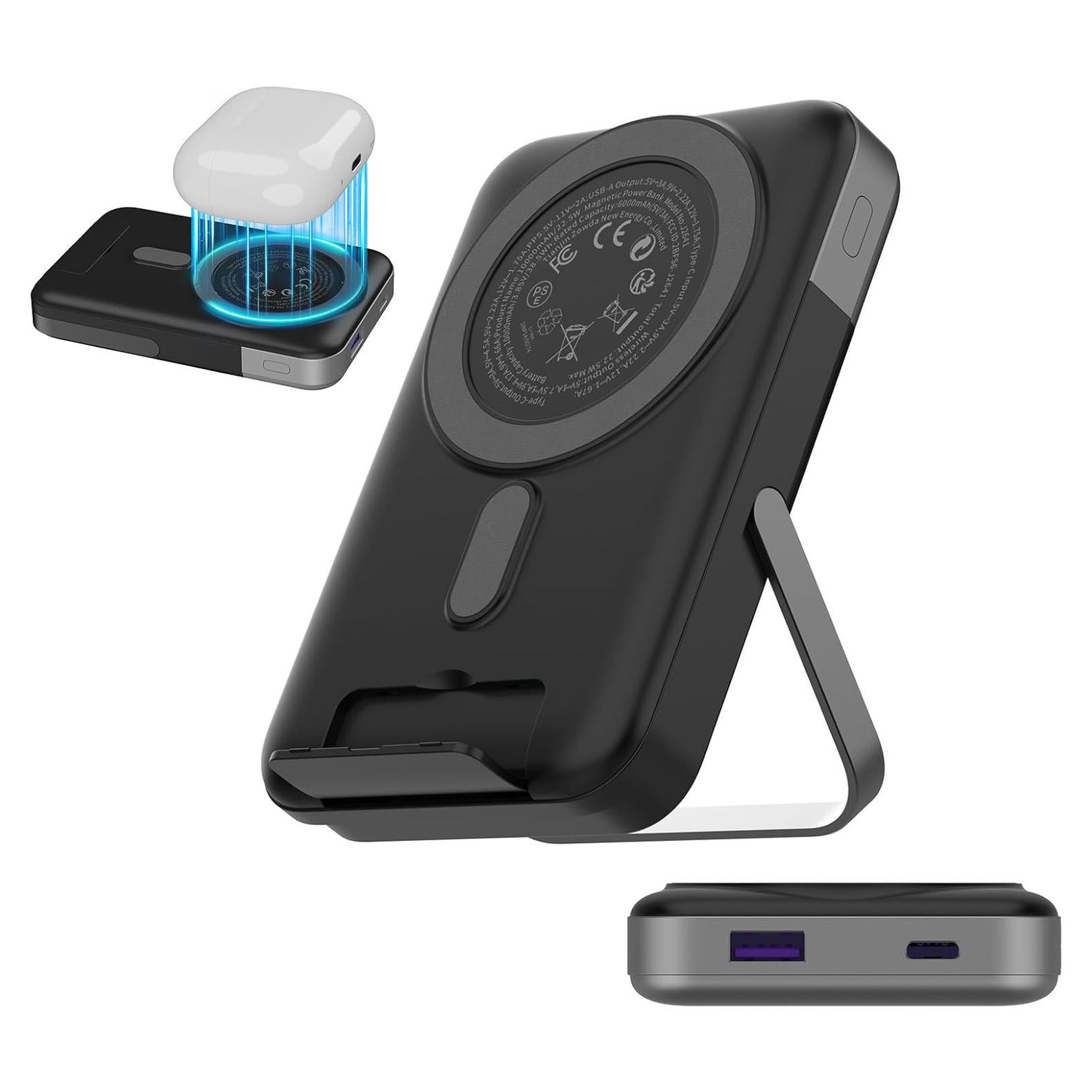 Power Bank Magnético 10000mAh NOBIS Carga Rápida 22.5W