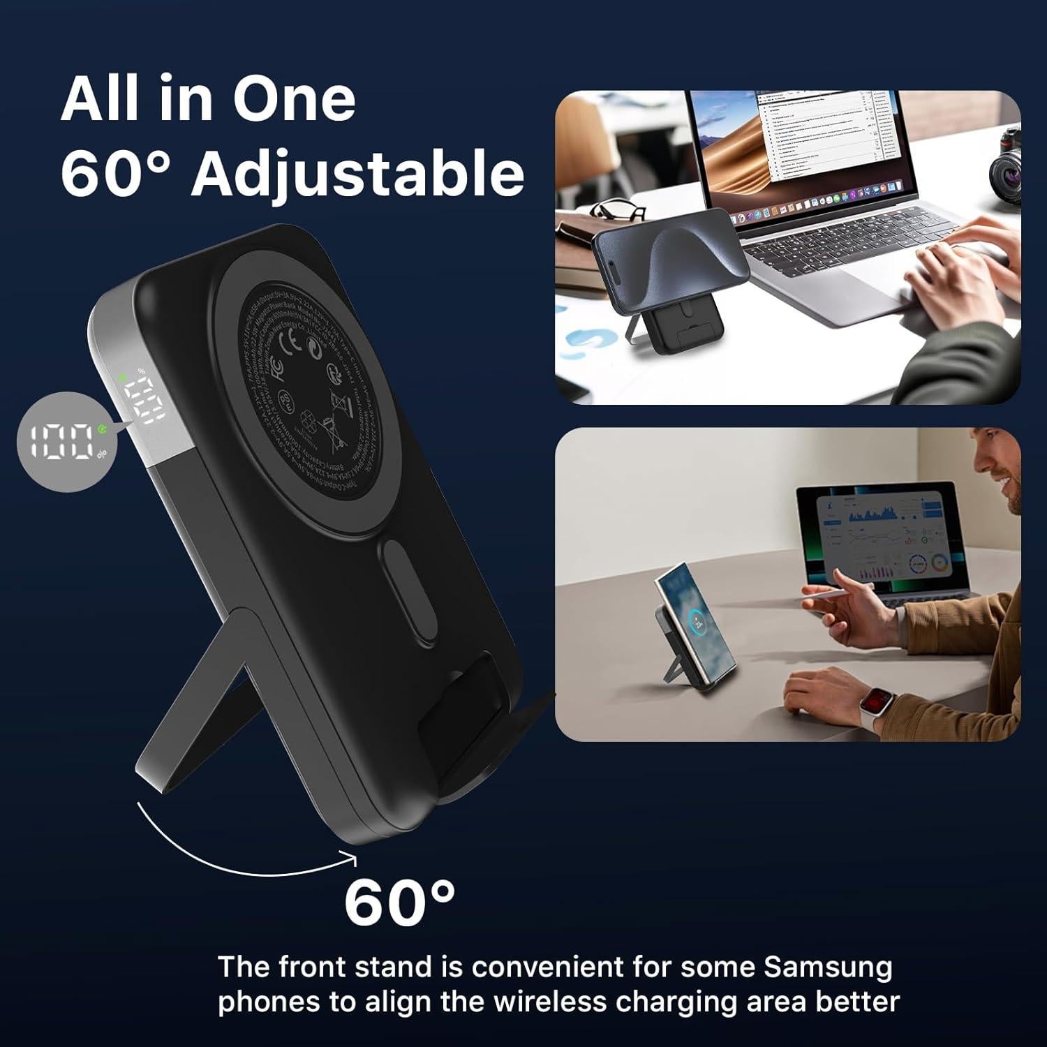 Power Bank Magnético 10000mAh NOBIS Carga Rápida 22.5W