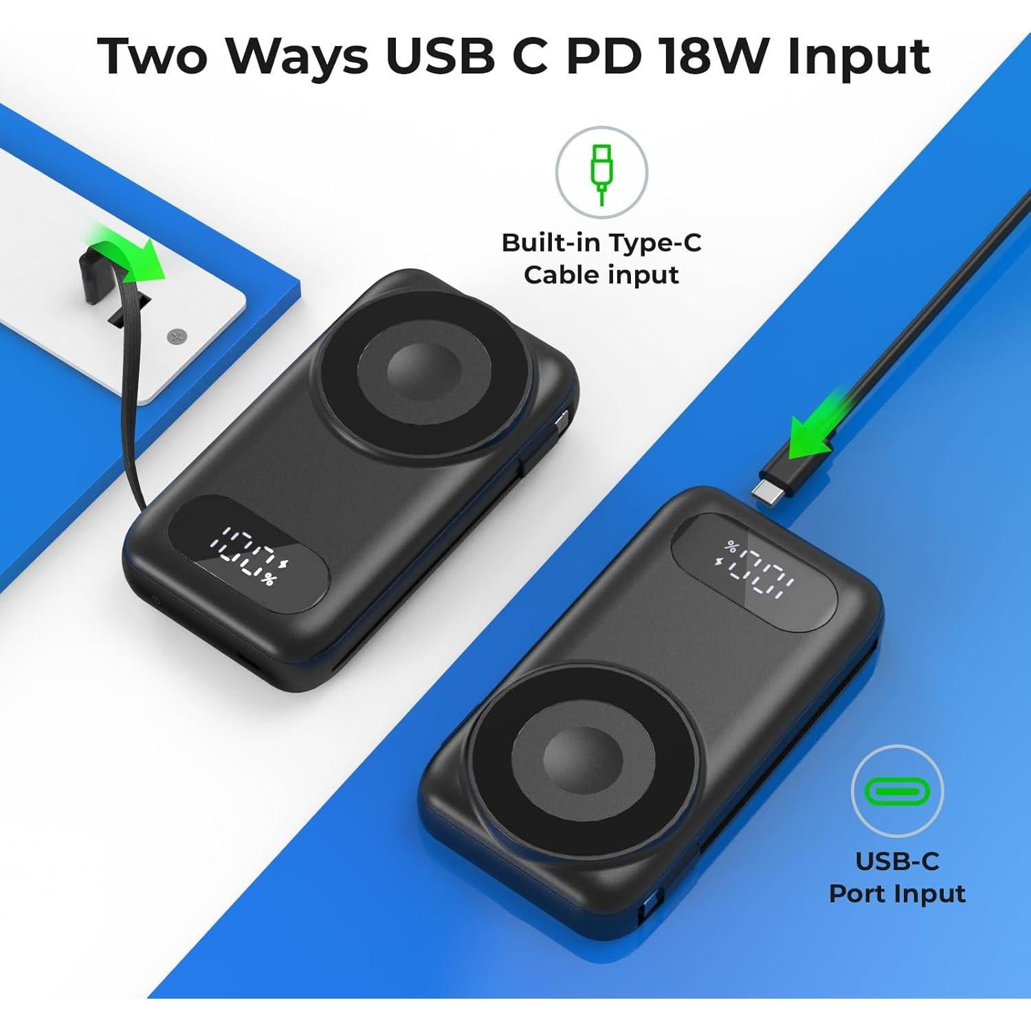 Cargador Portátil Magnético 26800mAh para iPhone y Android