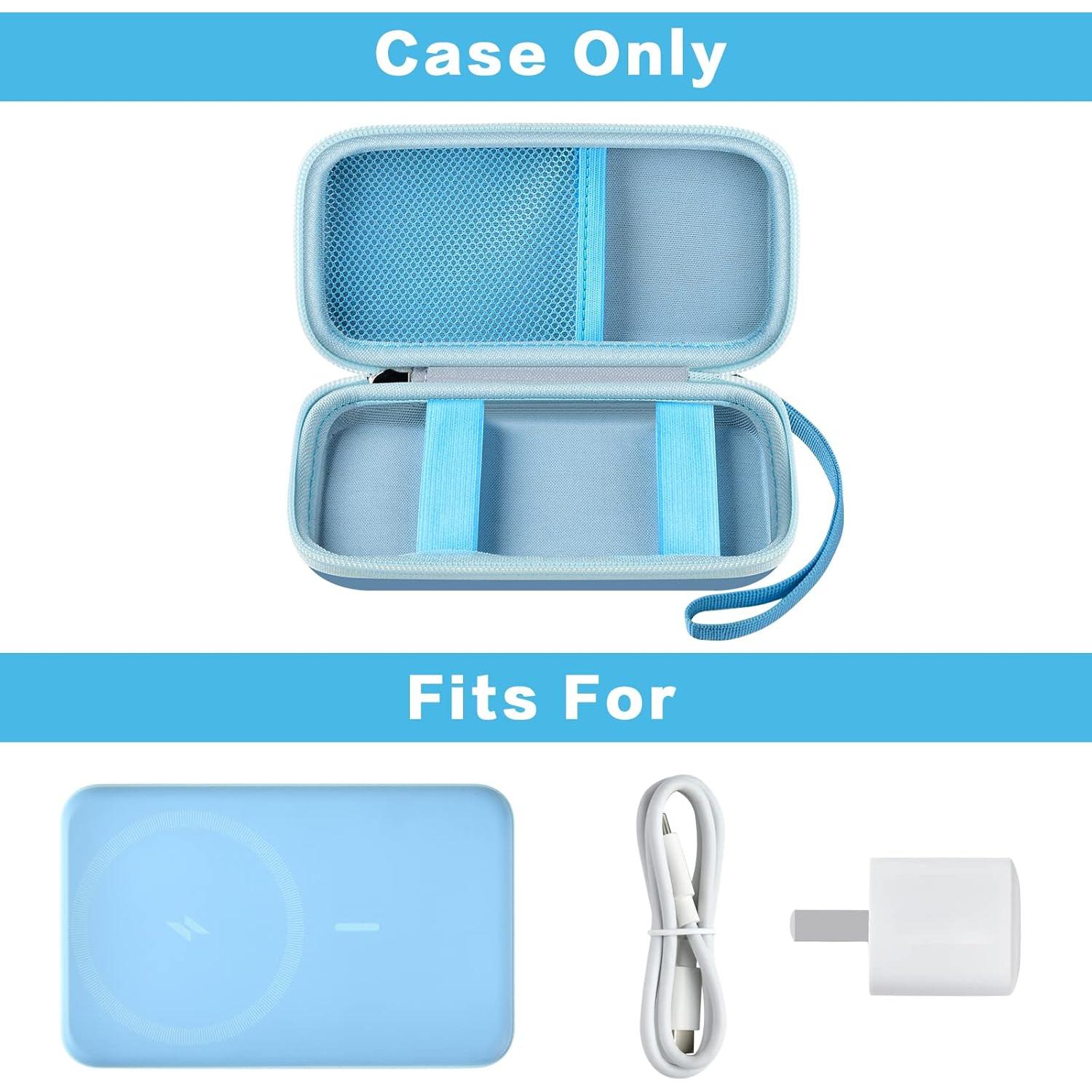 Funda Casmilee para Batería Anker 10,000mAh Inalámbrica Azul