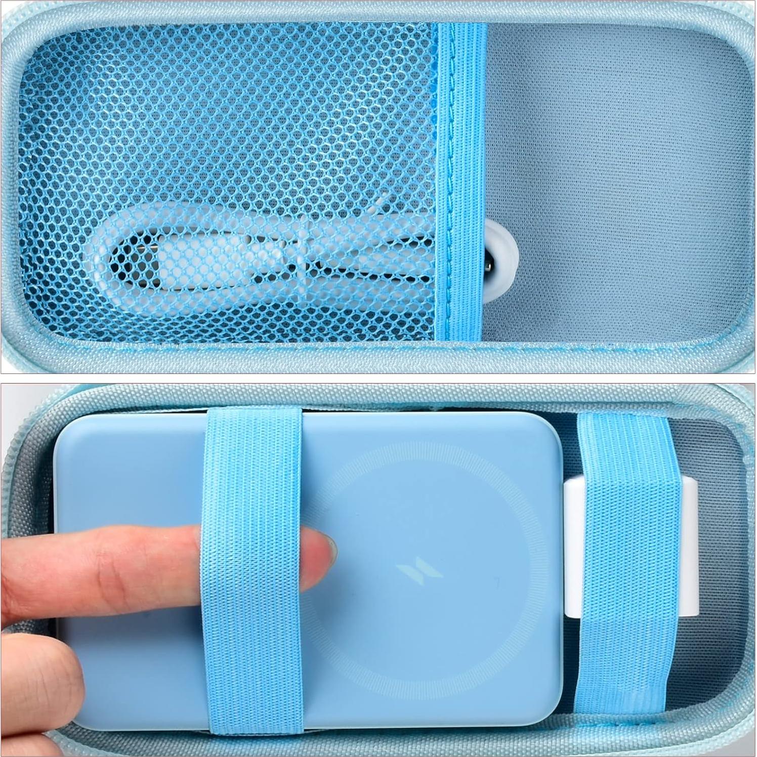 Funda Casmilee para Batería Anker 10,000mAh Inalámbrica Azul