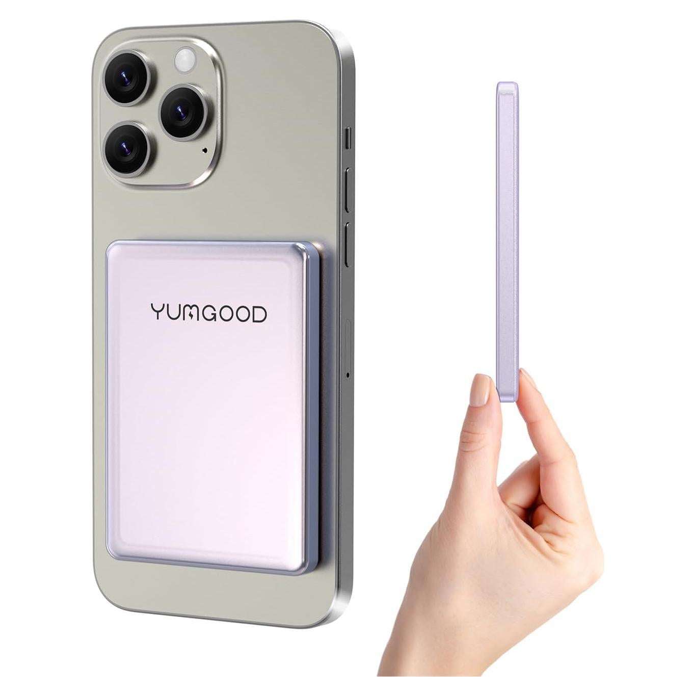 Banco de Energía Magnético 10000mAh Carga Rápida Inalámbrica