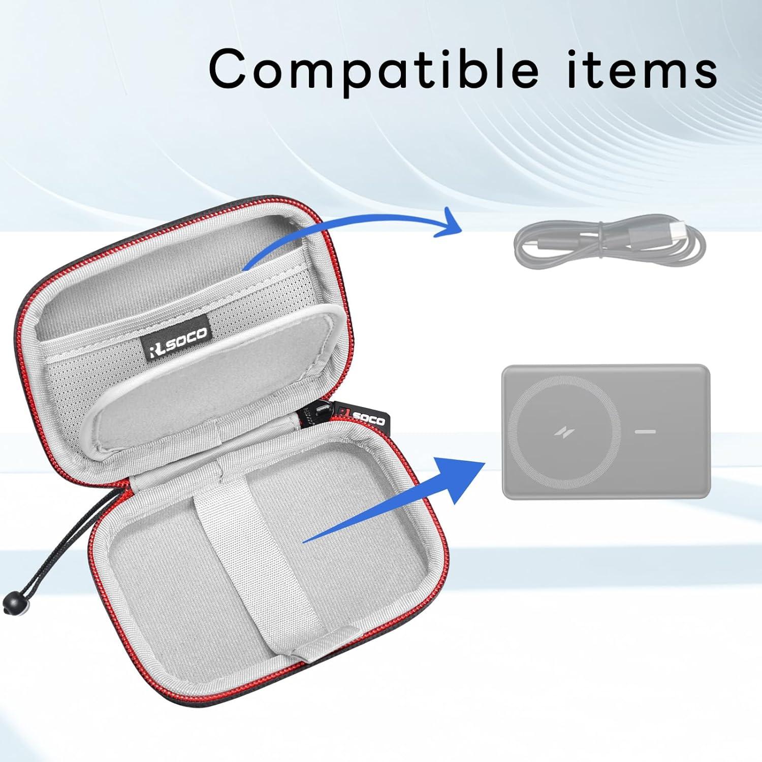 Funda RLSOCO para Power Bank Anker MagGo 10,000mAh Negra