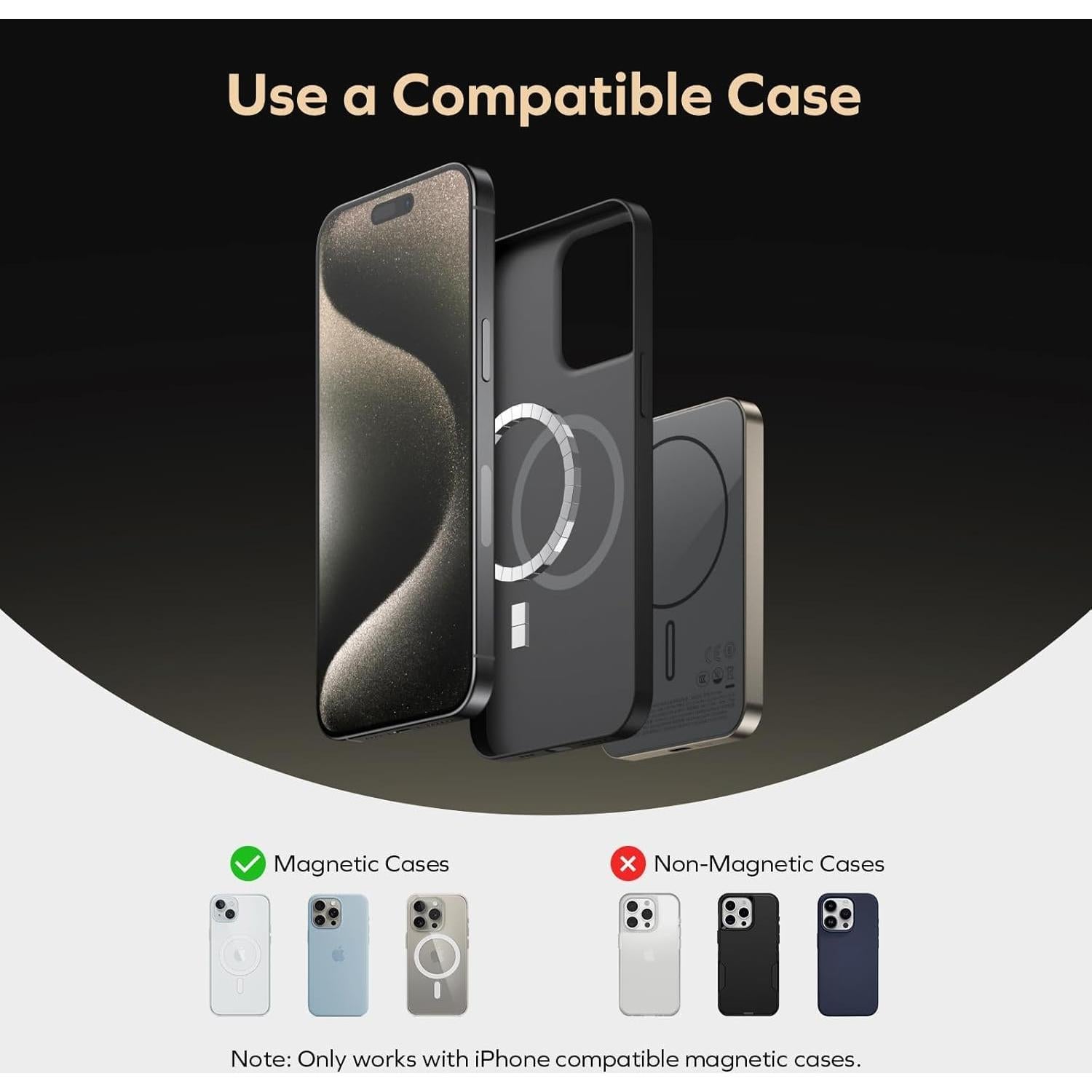 Batería Portátil Magnética MOMAX 5000mAh Carga Rápida 20W