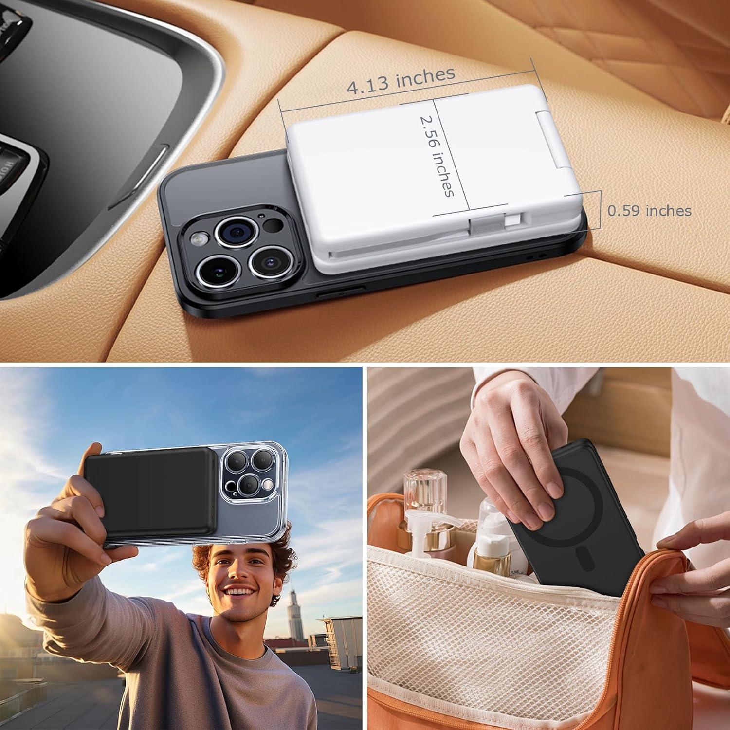 Estación de Carga Inalámbrica DDUAN 5000mAh para iPhone y Reloj