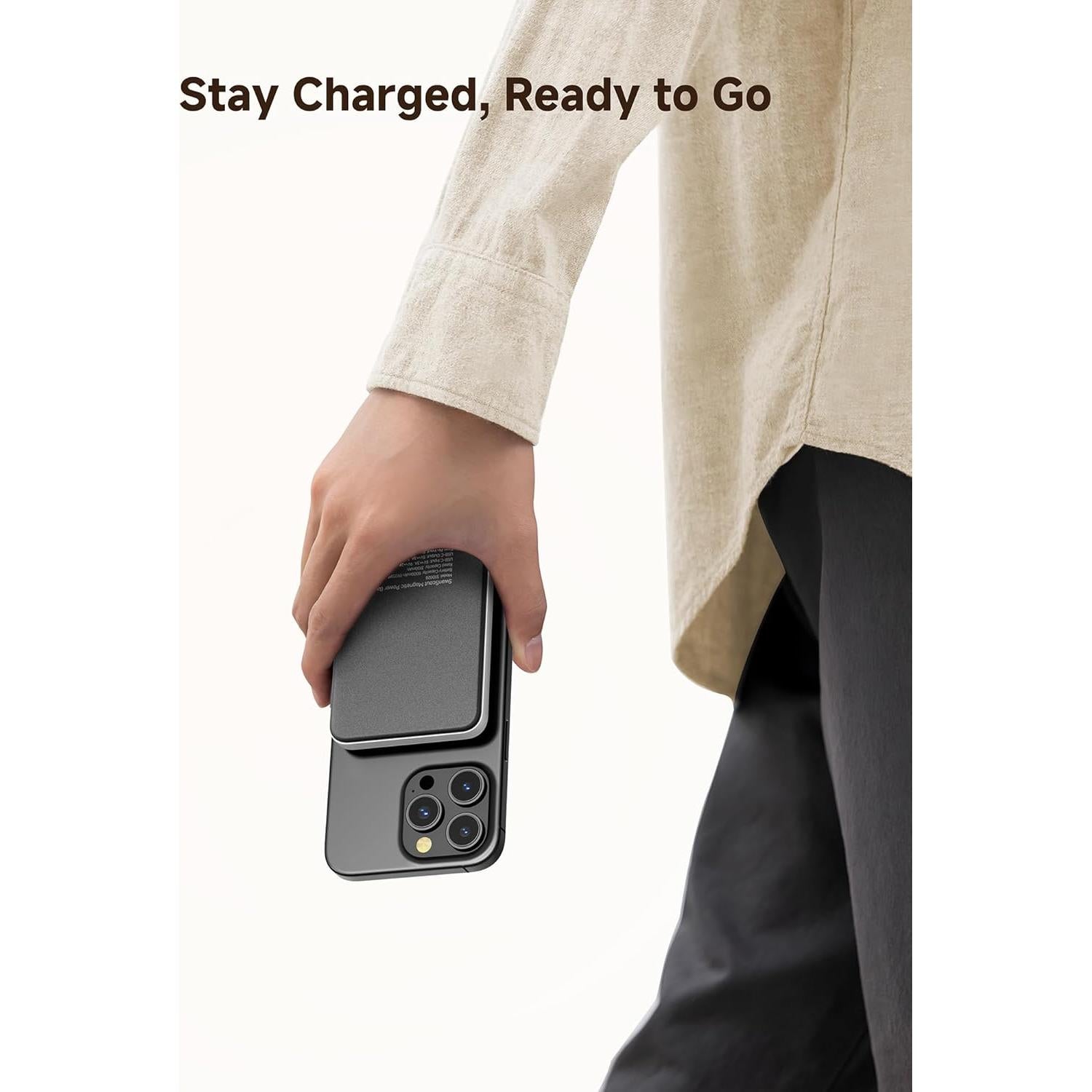 Cargador Inalámbrico 3 en 1 SwanScout 304M para iPhone, Apple Watch y AirPods