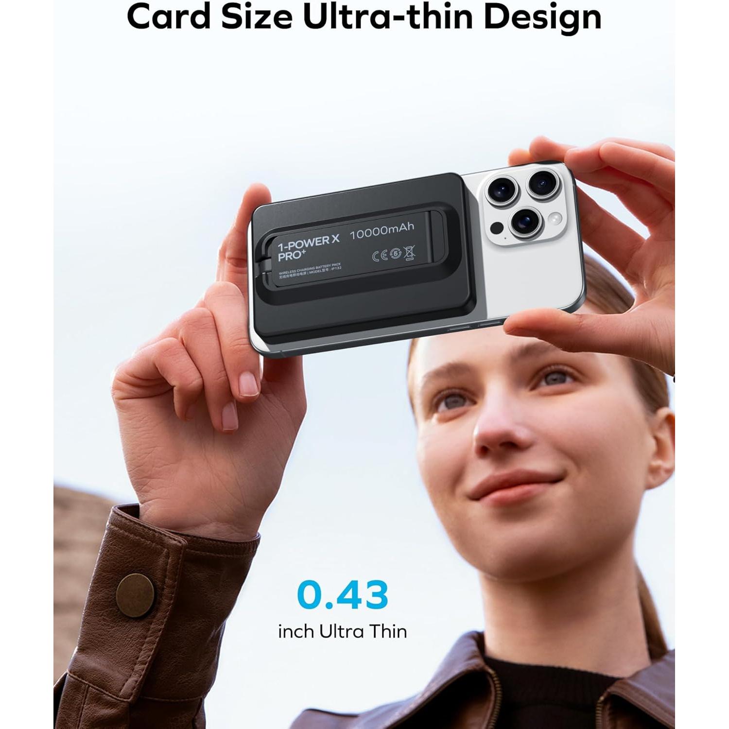 Batería Portátil Magnética MOMAX 5000mAh Carga Rápida 20W