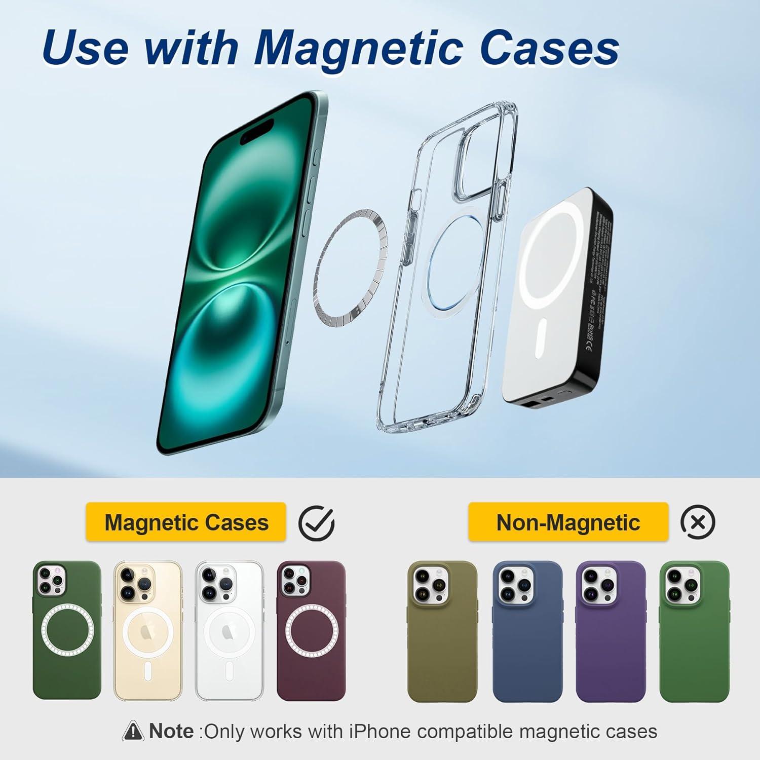 Banco de Poder Inalámbrico 10000mAh VOL2GO Carga Rápida