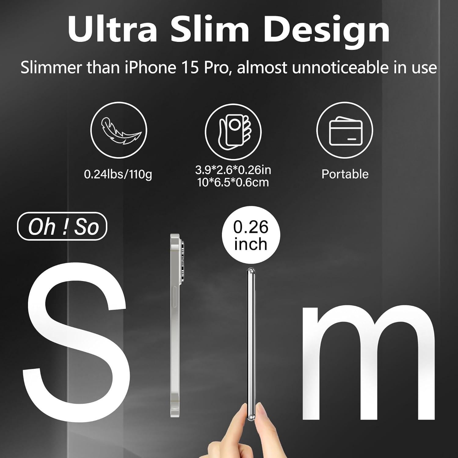 Batería Portátil Magnética LUCKYDUO 5000mAh Carga Rápida