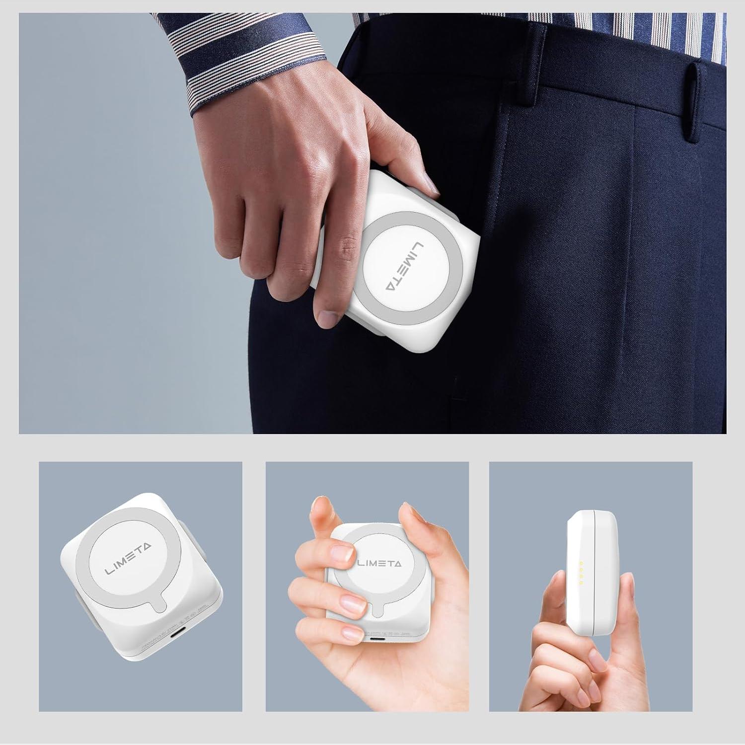 Batería Externa Magnética 7000mAh LIMETA Carga Rápida