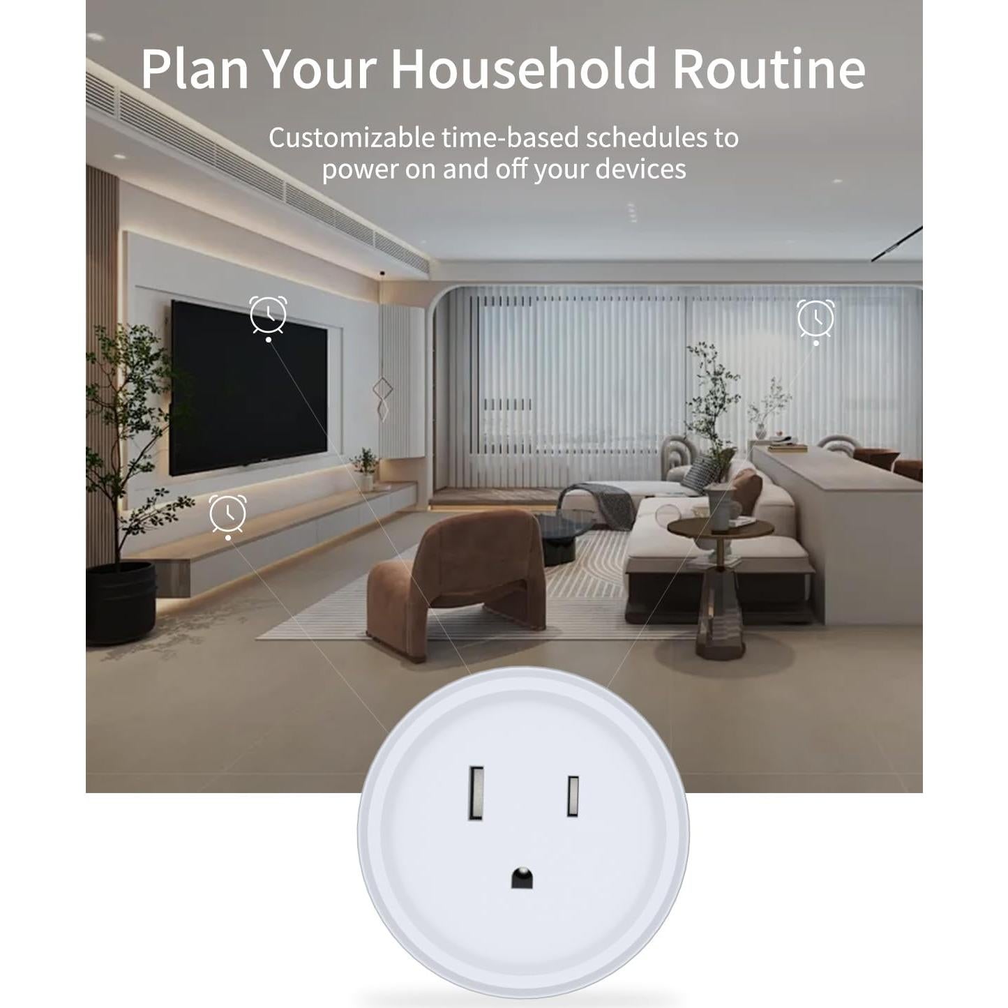 Enchufe Inteligente WiFi DoHome Control Remoto 2 Unidades
