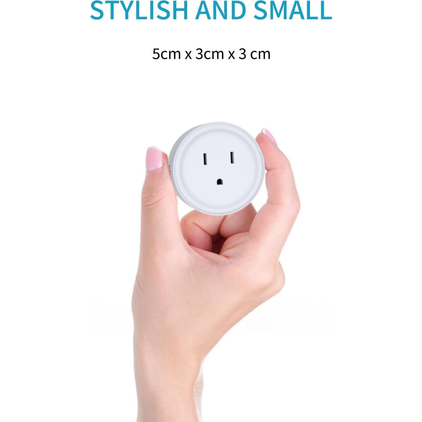 Enchufe Inteligente WiFi DoHome Control Remoto 2 Unidades